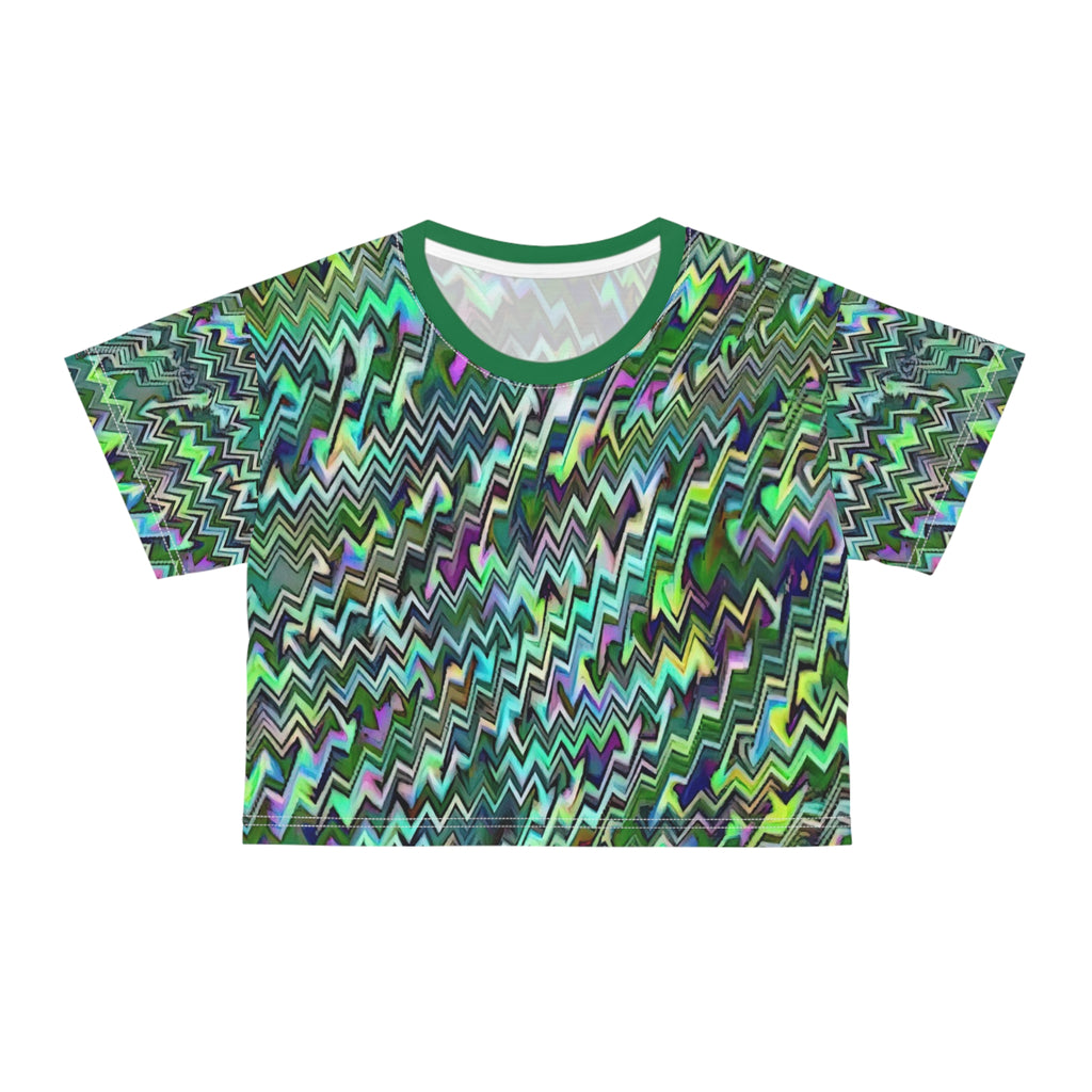Crop Tee "Jagged" (AOP)