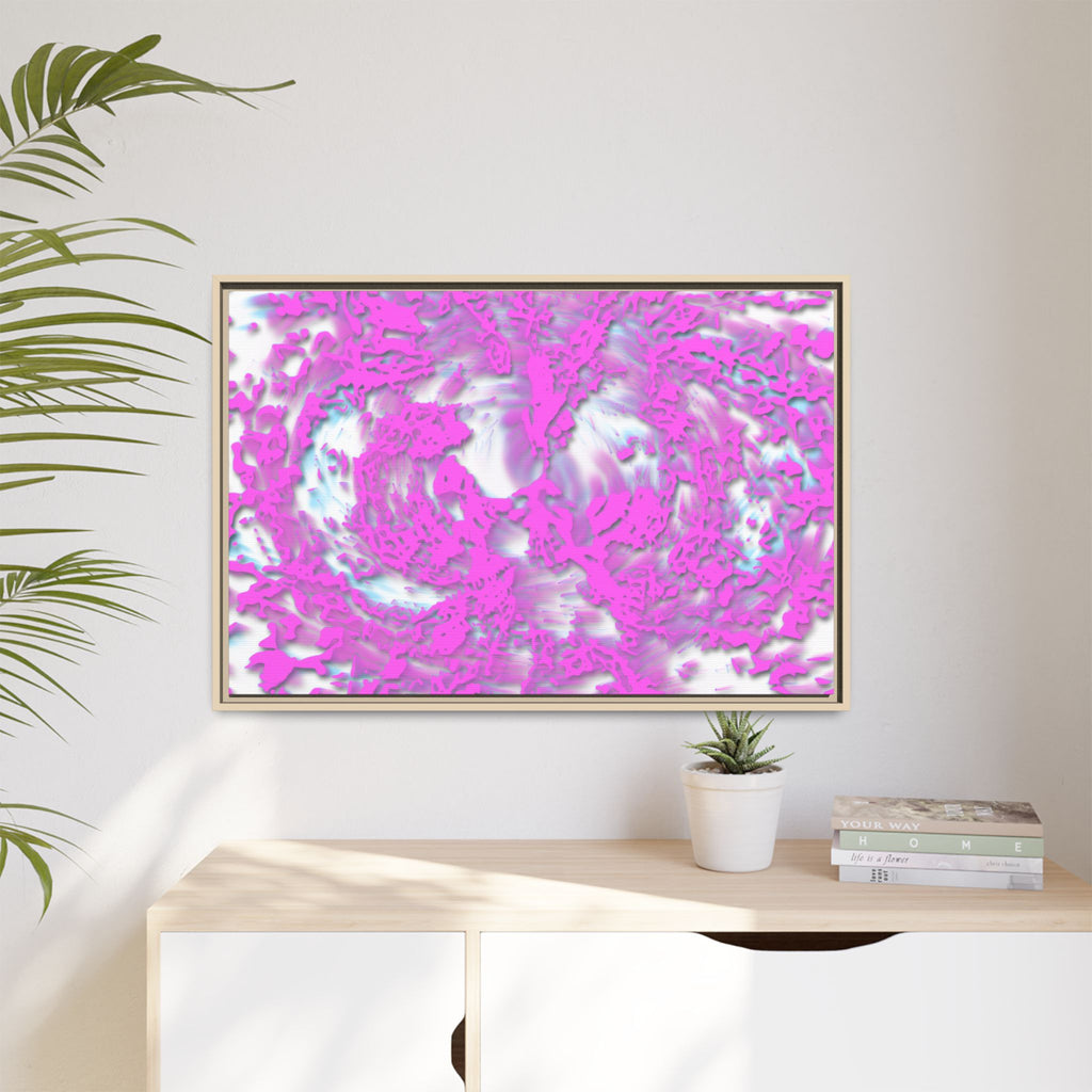Framed Canvas Art - Tracers Cotton Candy