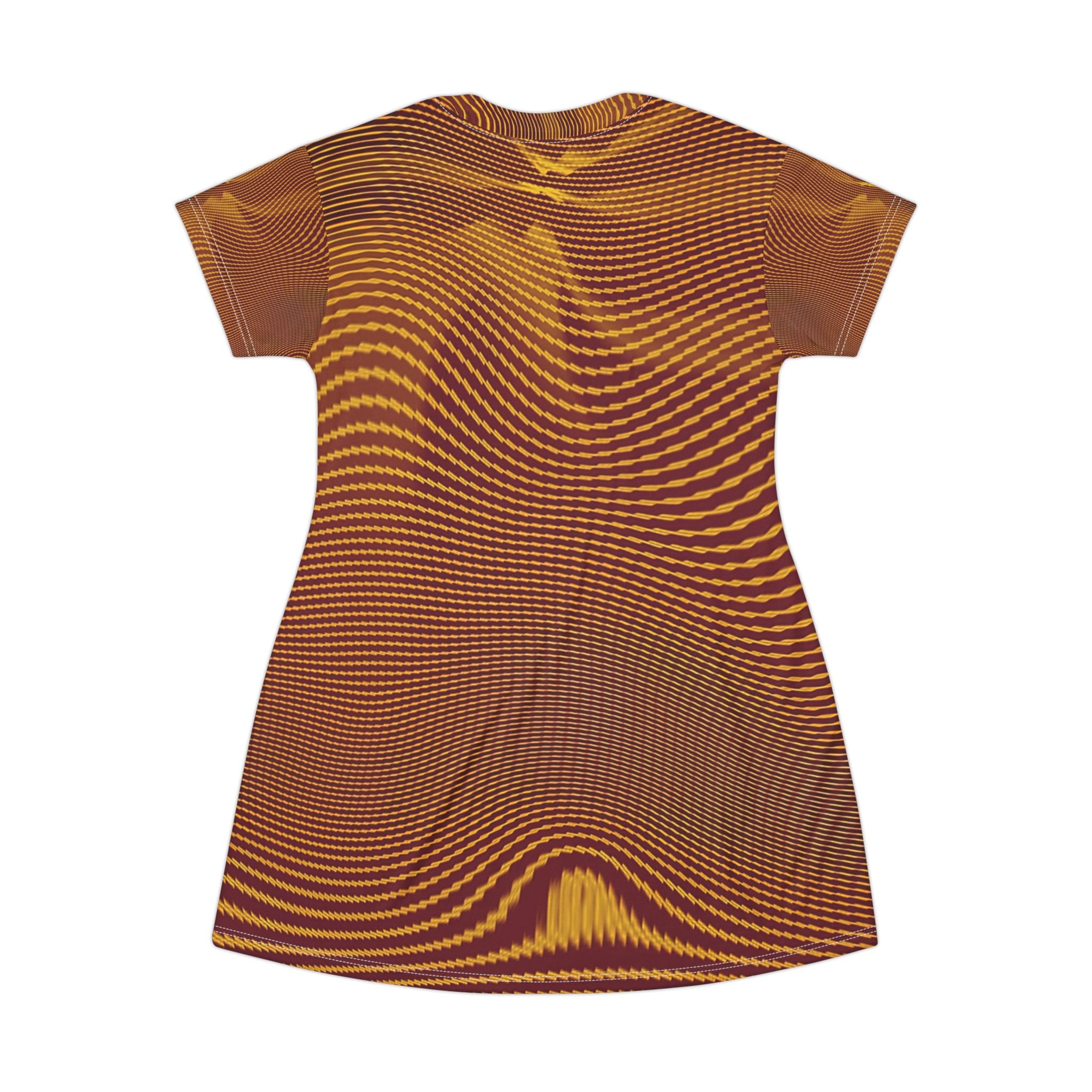 T-Shirt Dress - Sun Spots Gold