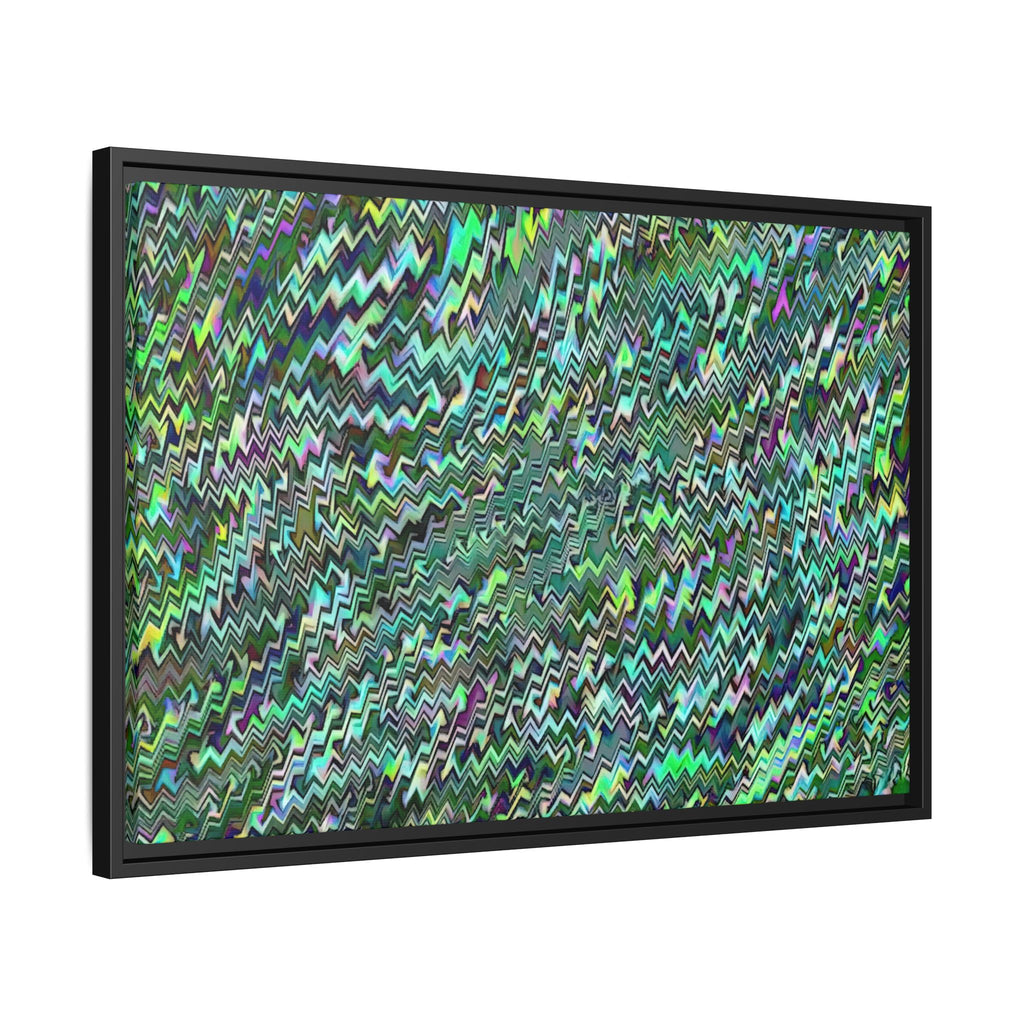 Framed Canvas Art — "GR Jagged"