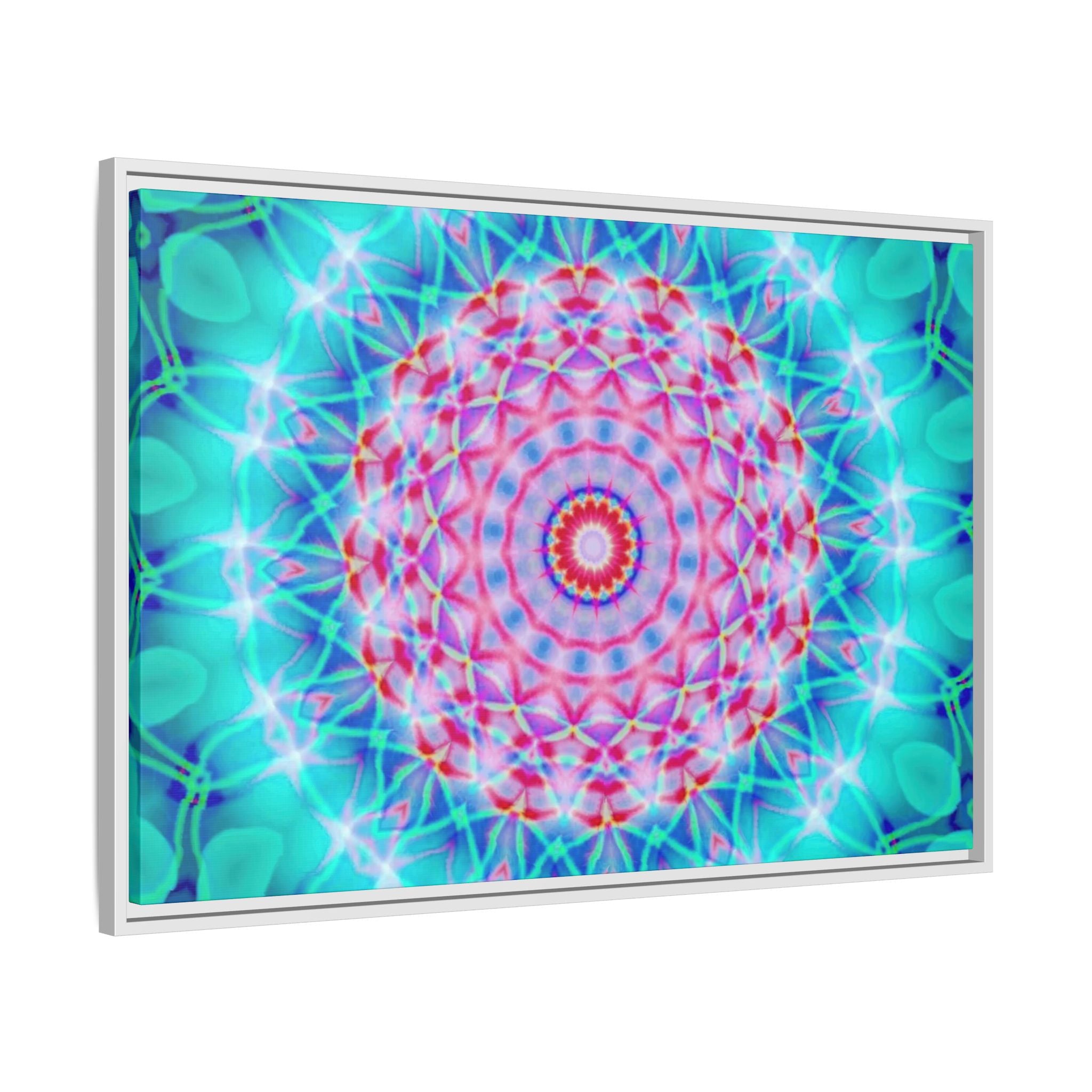 Framed Canvas Art — "Pink Fusion"
