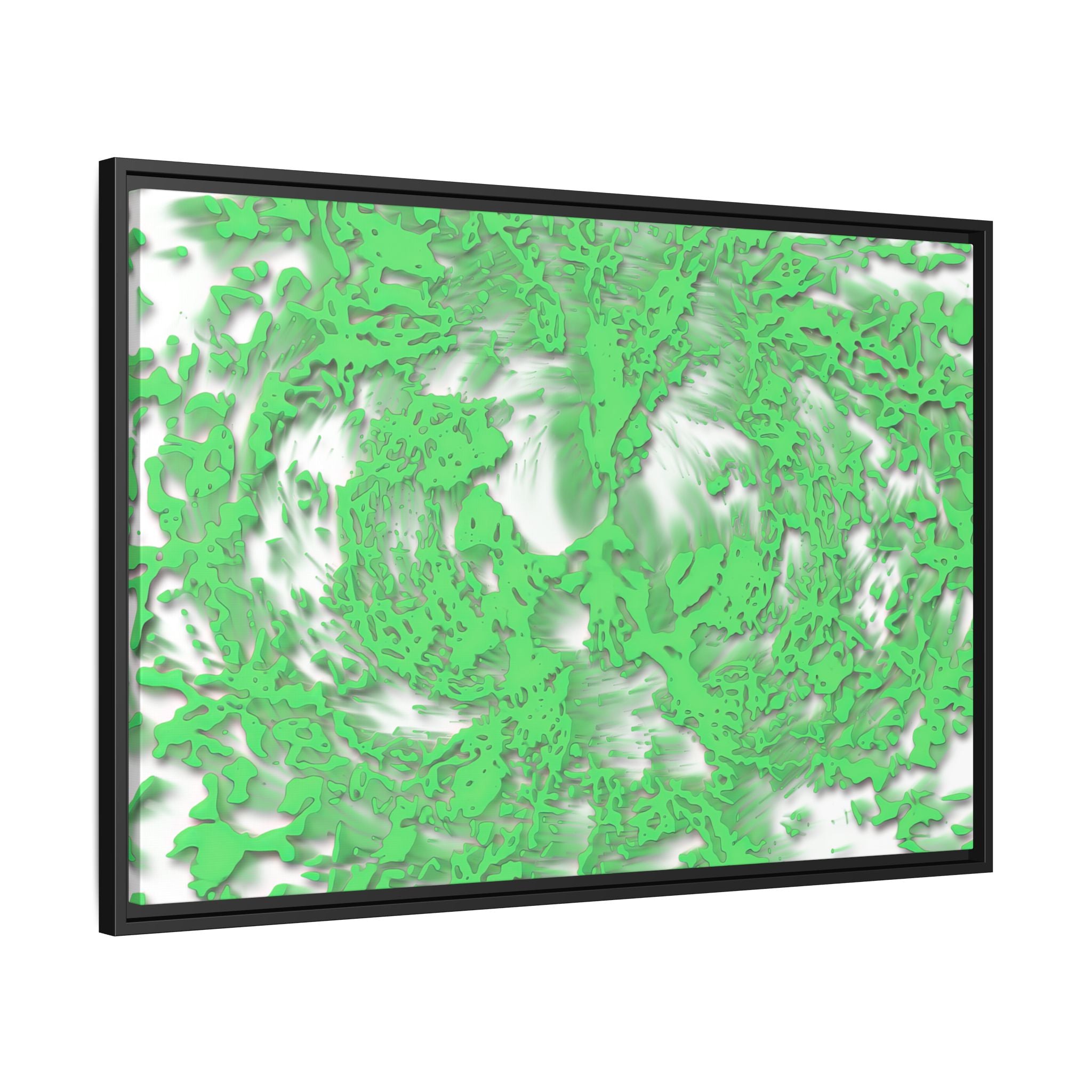 Framed Canvas Art - Tracers Green