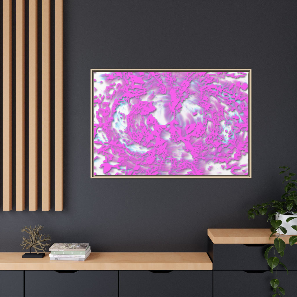 Framed Canvas Art - Tracers Cotton Candy