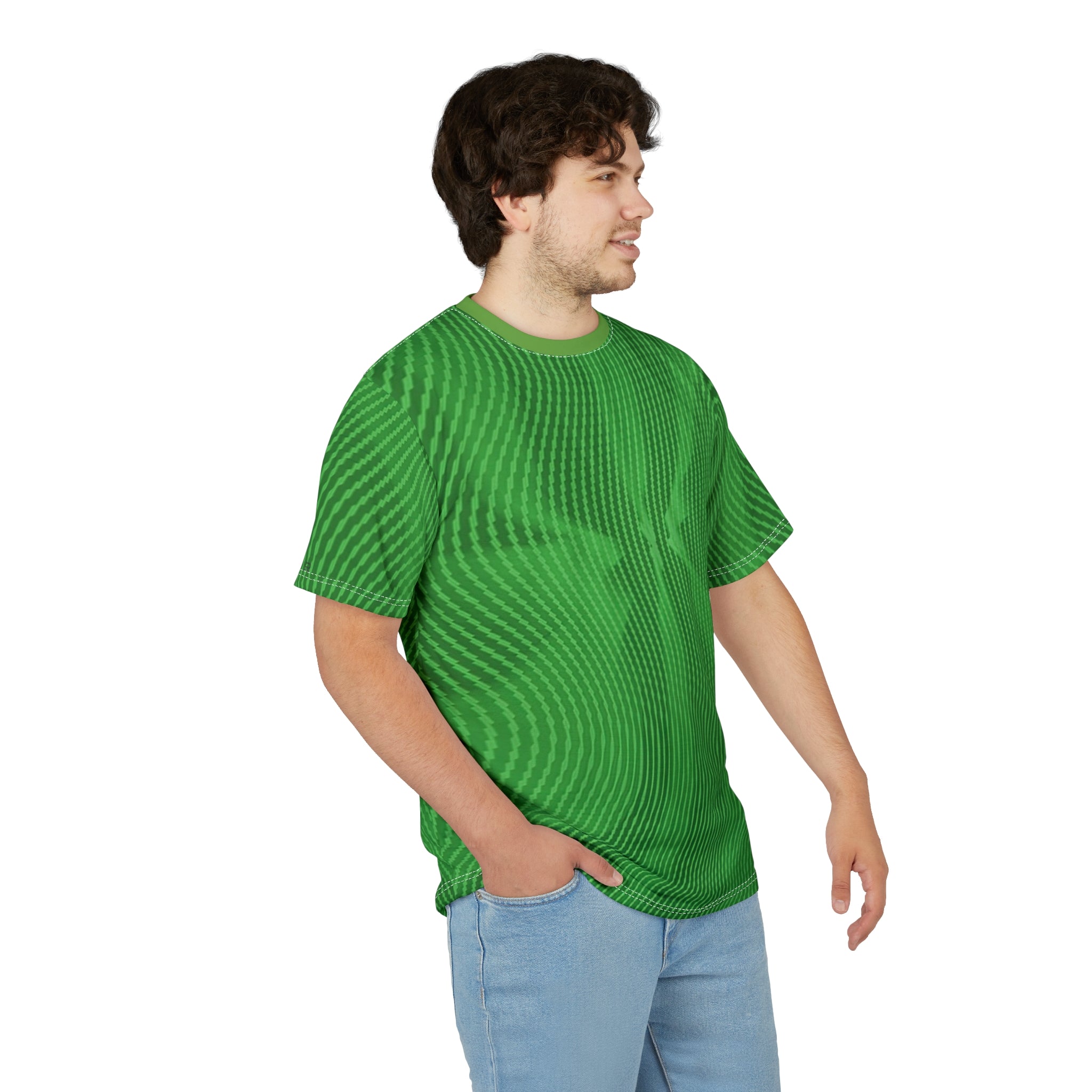 T-Shirt "Sun Spots Green" (AOP)
