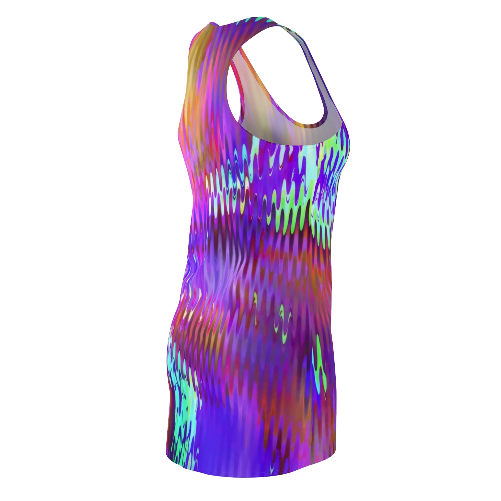 Racerback Dress — Sub Bass (AOP)