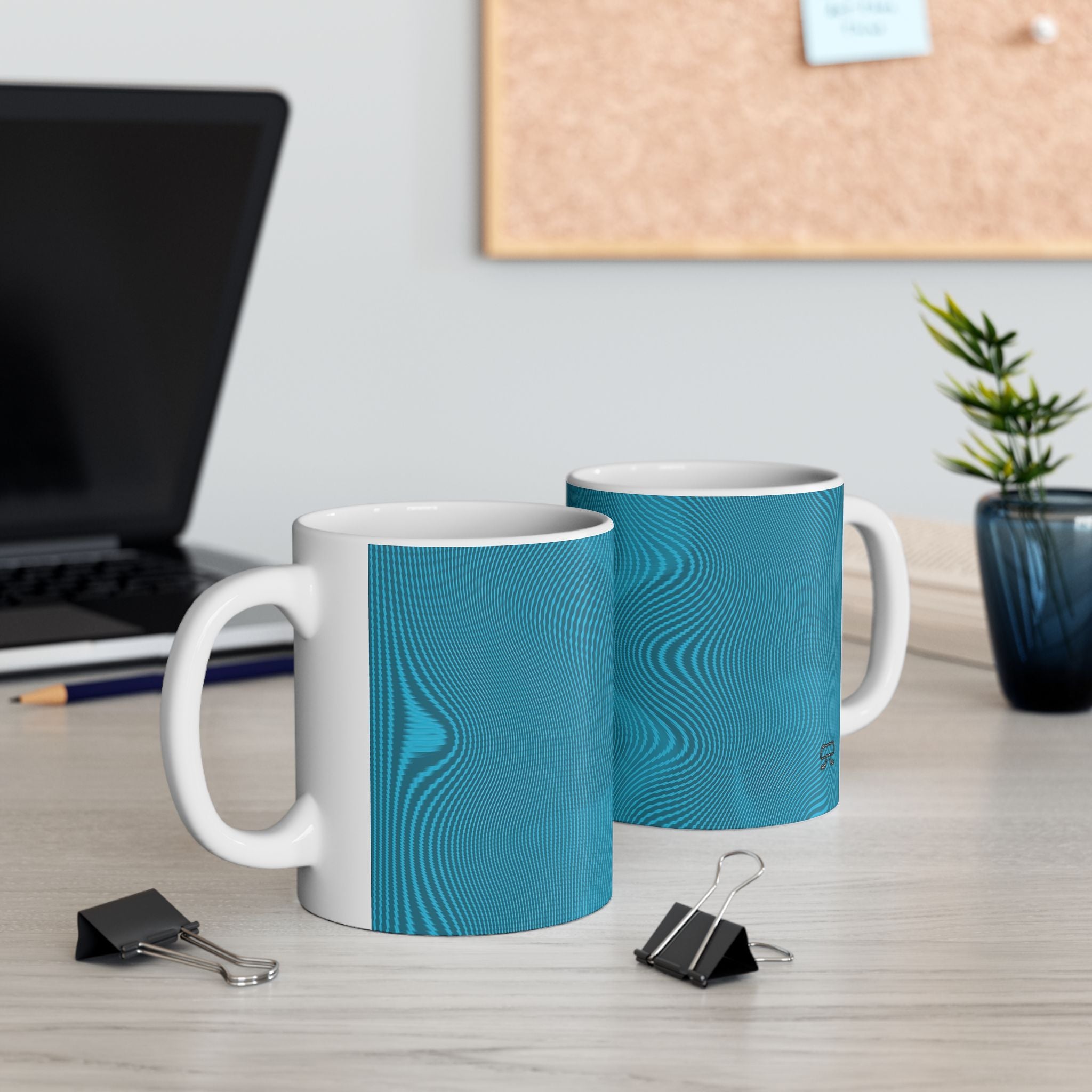 ZOZO Ceramic Mug - Sun Spots Blu (11oz/15oz)