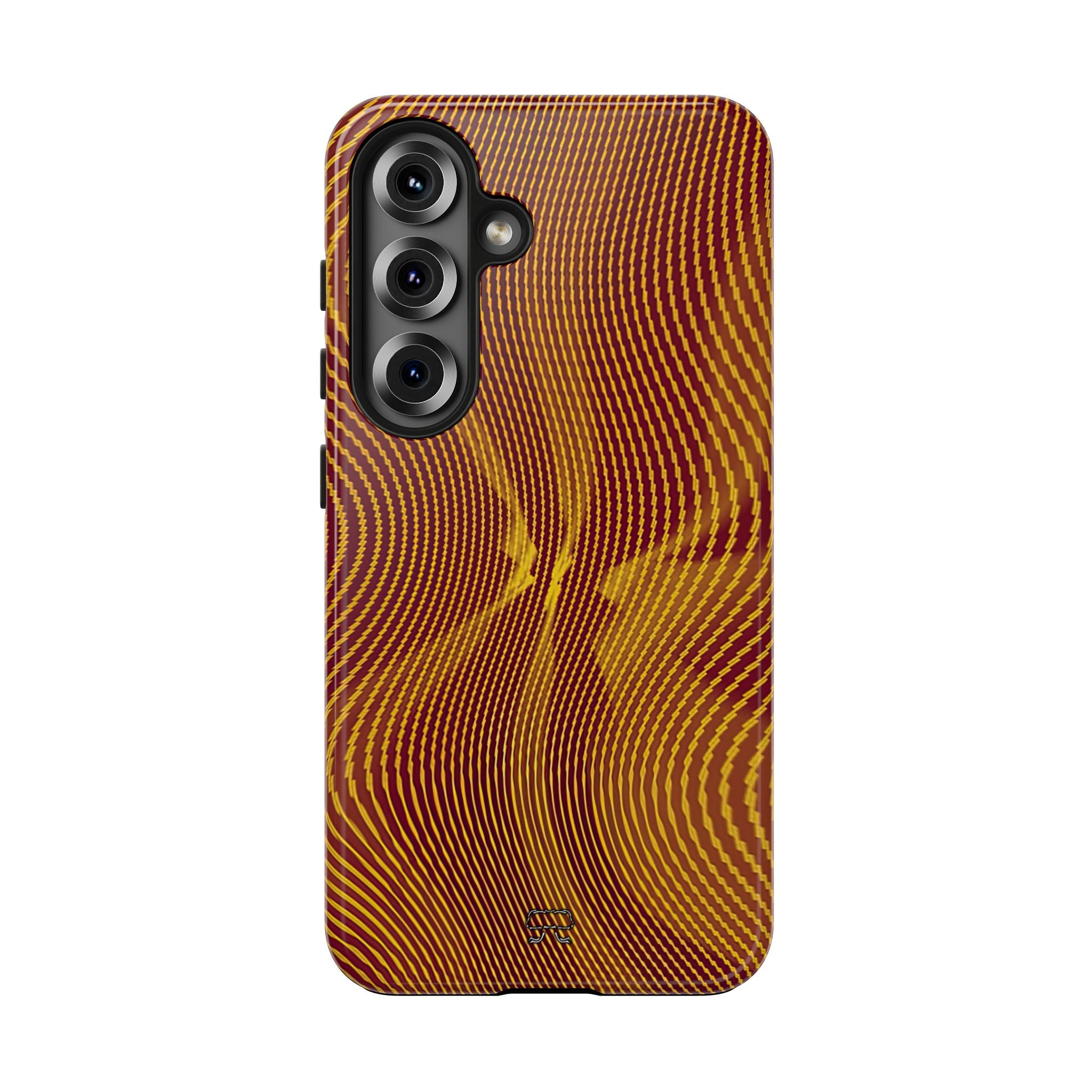 Samsung S21-S25 Tough Phone Case --- Sun Spots Gold