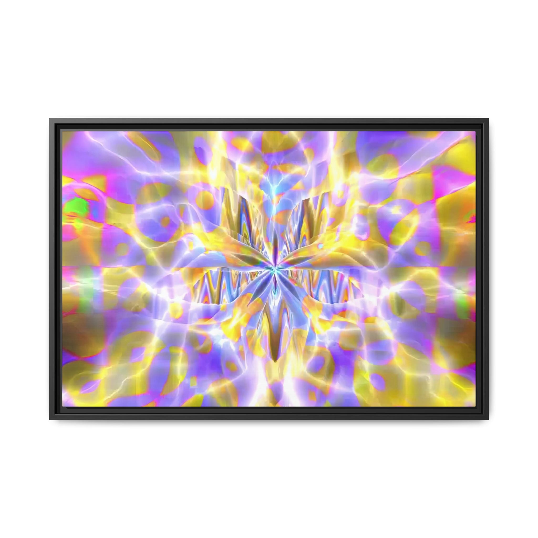 Framed Canvas Art — "Delirium Star"
