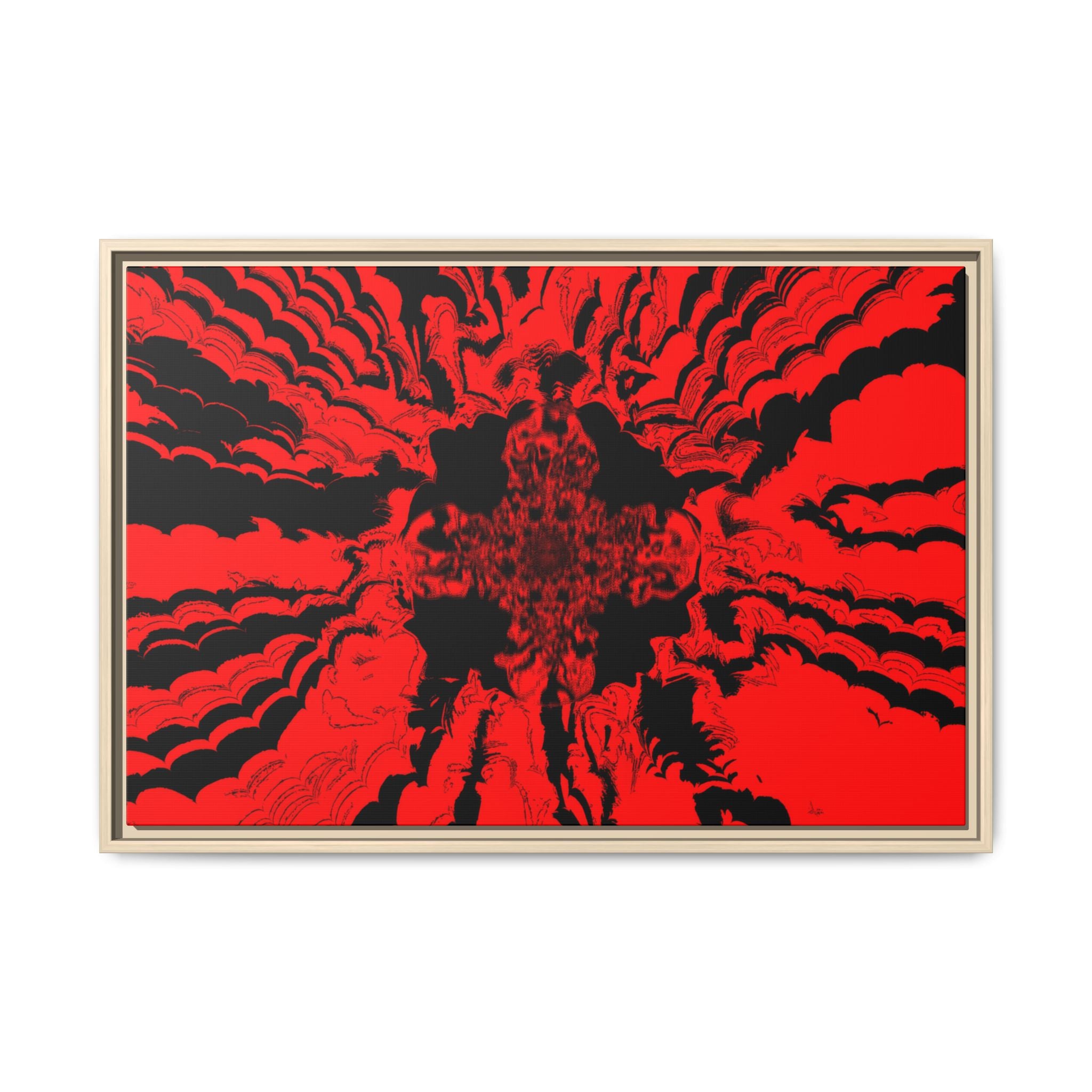 Framed Canvas Art — "Subcranial"