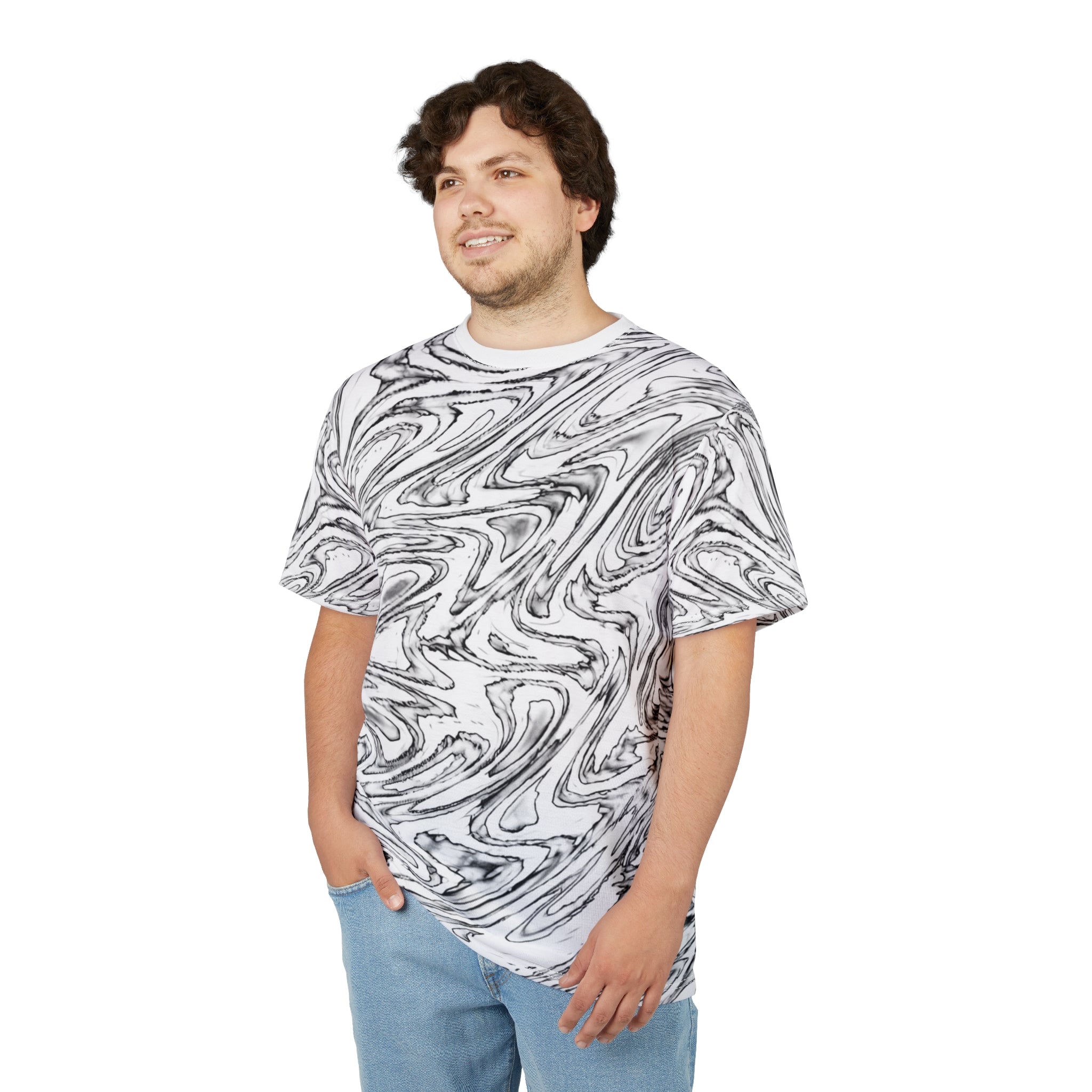 T-Shirt "Hoop BW" (AOP)