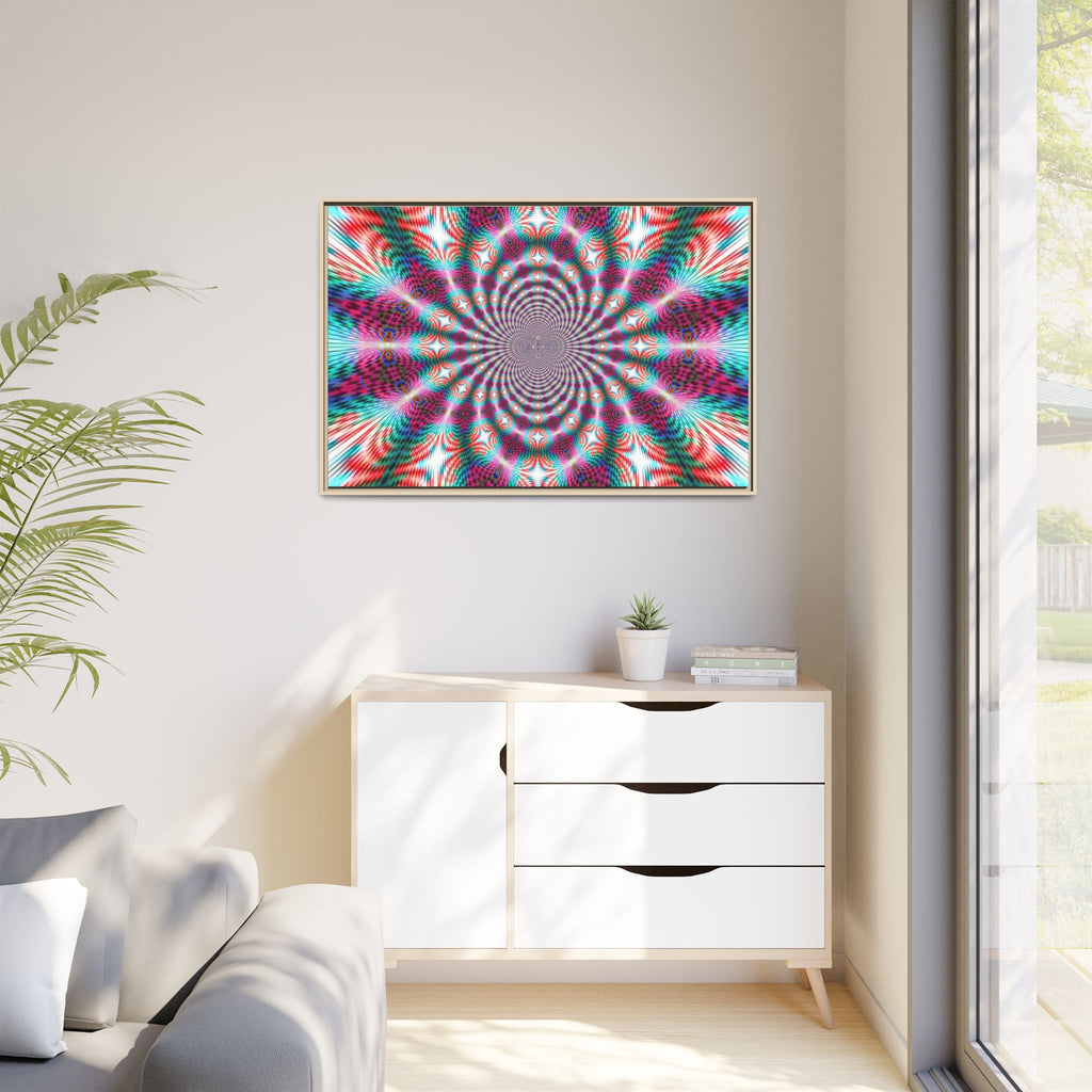Framed Canvas Art — "QOV"