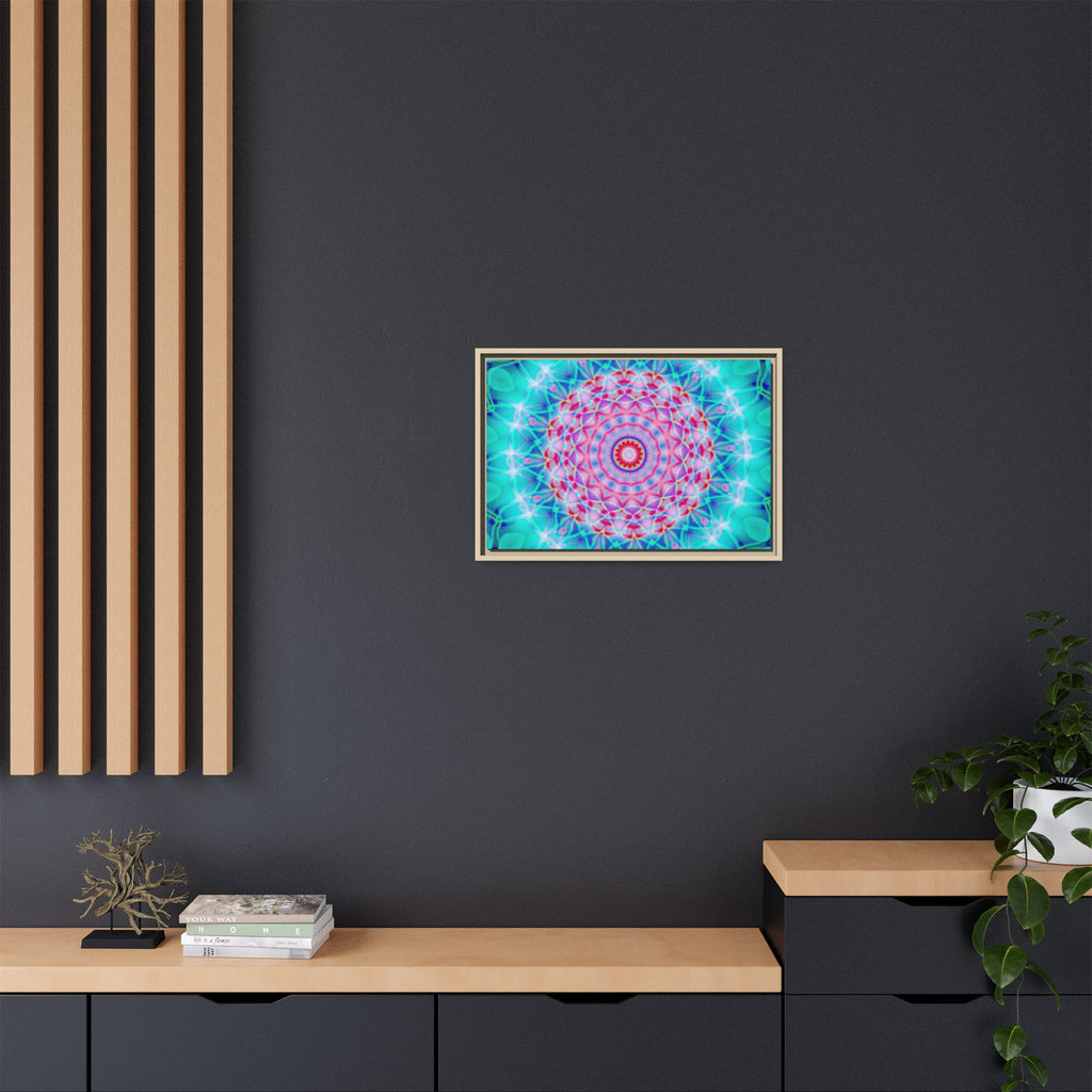 Framed Canvas Art — "Pink Fusion"