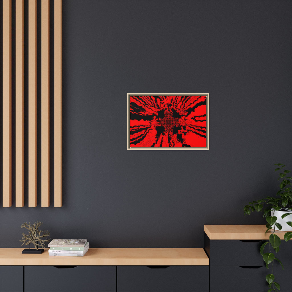 Framed Canvas Art — "Subcranial"
