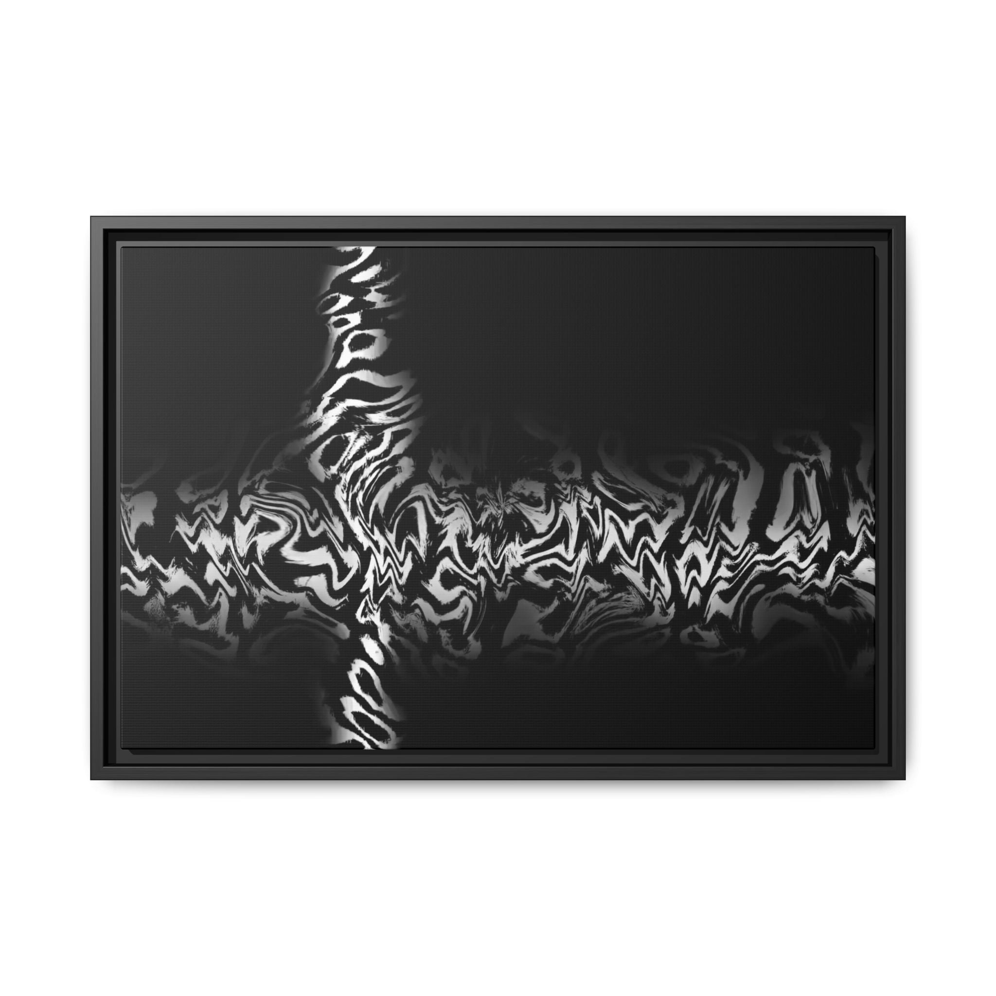 Framed Canvas Art — "Plasma"