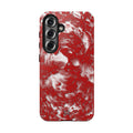 Samsung S21-S25 Tough Phone Case - Tracers Red