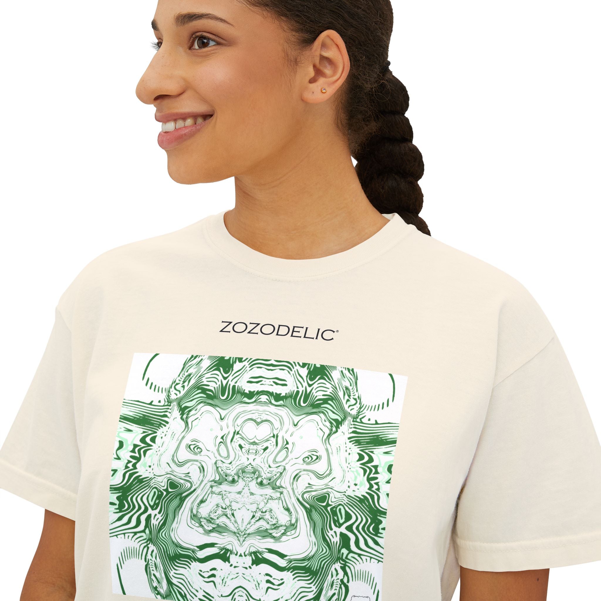 Woman's Box T-Shirt - Spirit Mint (Heavy Fabric)
