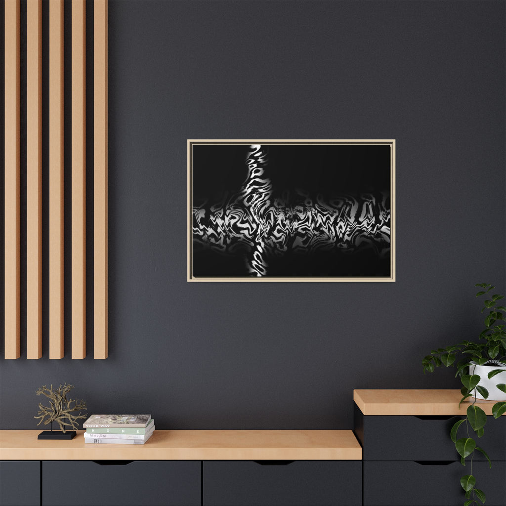 Framed Canvas Art — "Plasma"