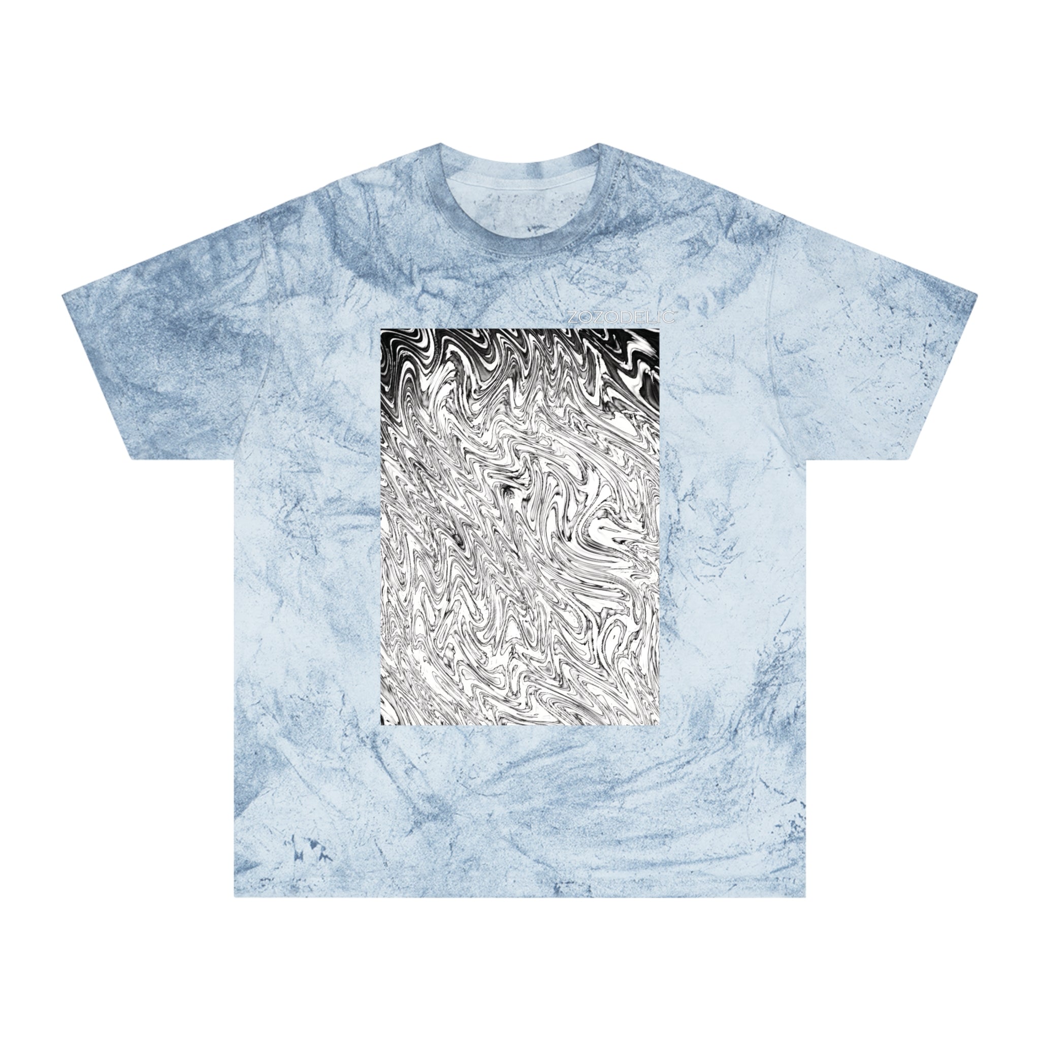 Marbled T-Shirt - Hoops BW