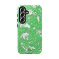 Samsung S21-S25 Tough Phone Case - Tracers Green