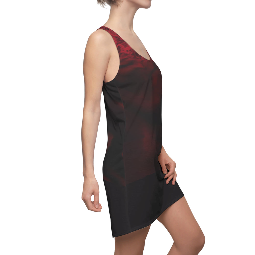 Racerback Dress — Interlaced (AOP)