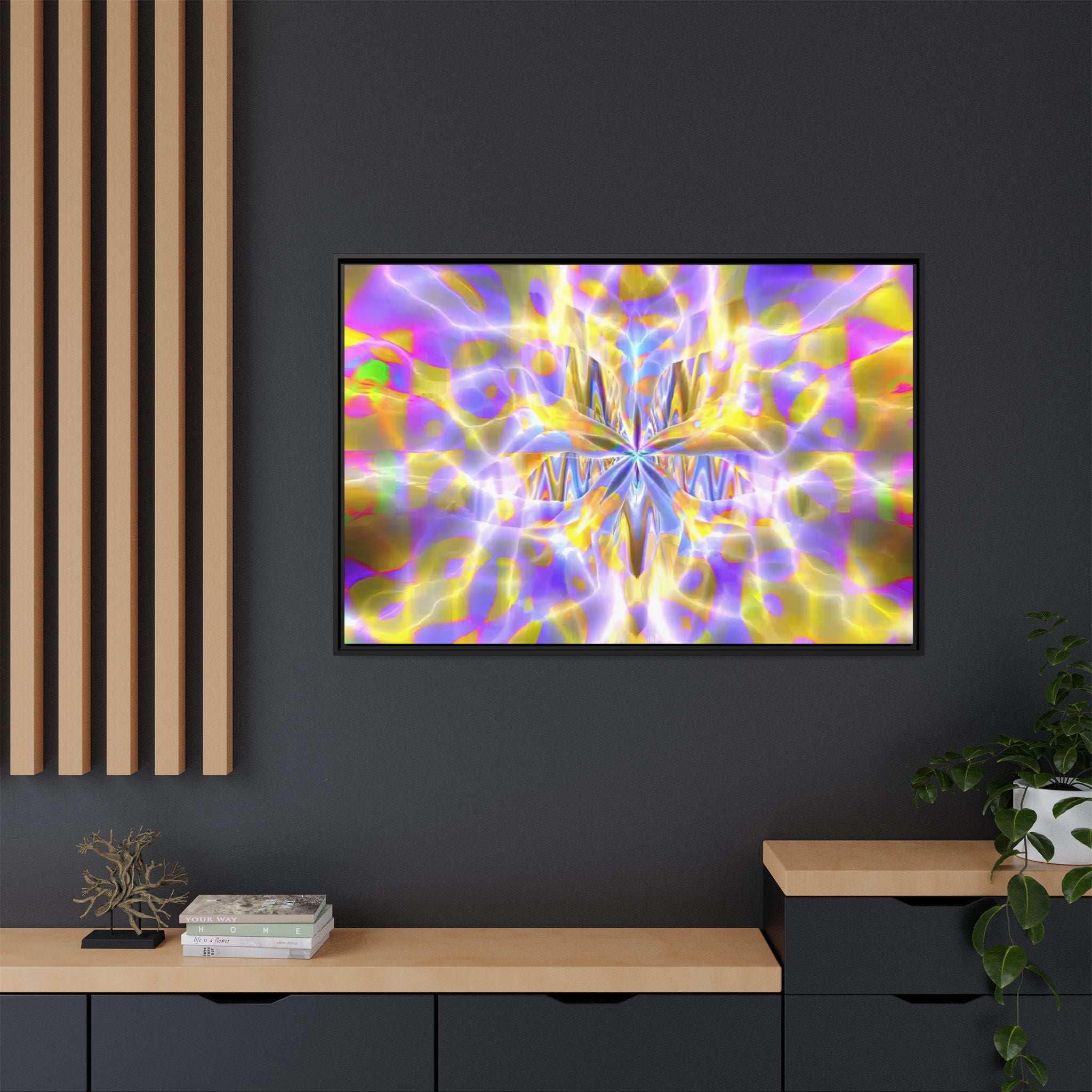 Framed Canvas Art — "Delirium Star"