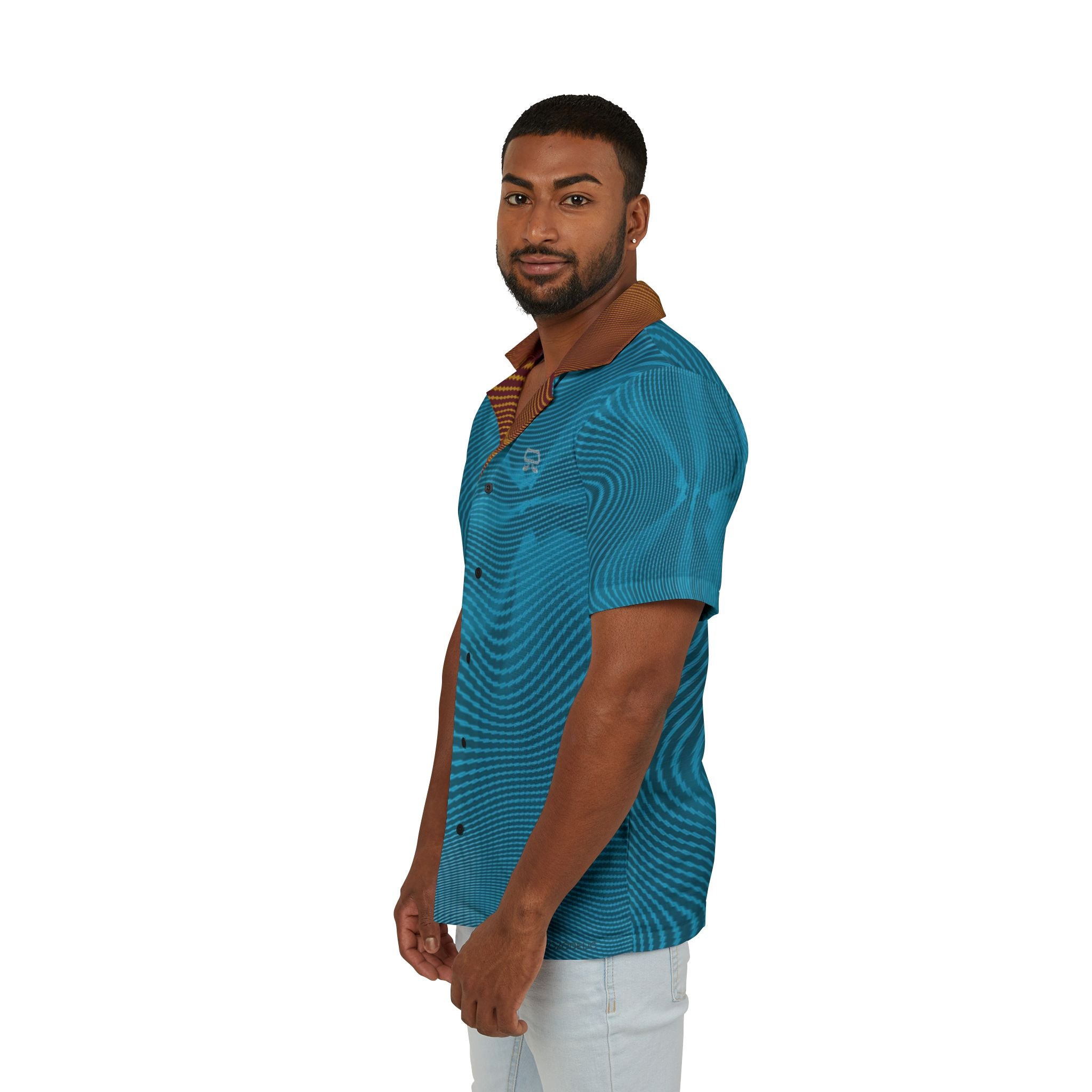 Hawaiian Shirt - Sun Spots Blu