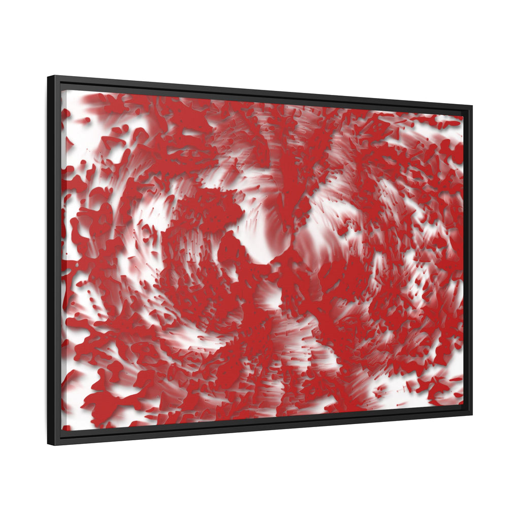 Framed Canvas Art - Tracers Red