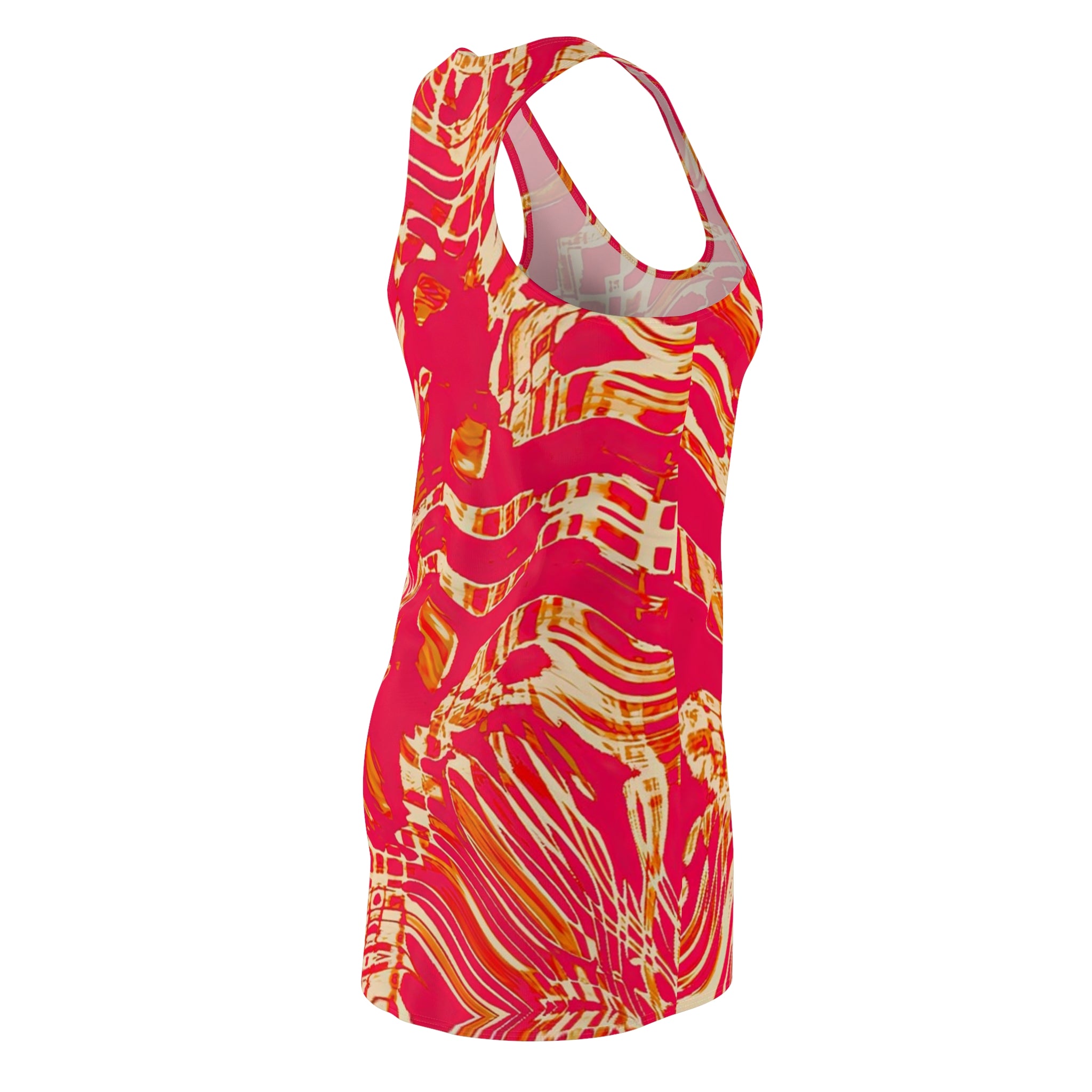 Racerback Dress — Fiesta Flame (AOP)