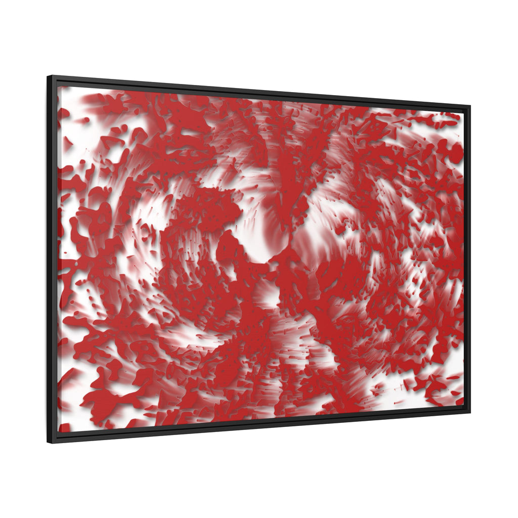 Framed Canvas Art - Tracers Red