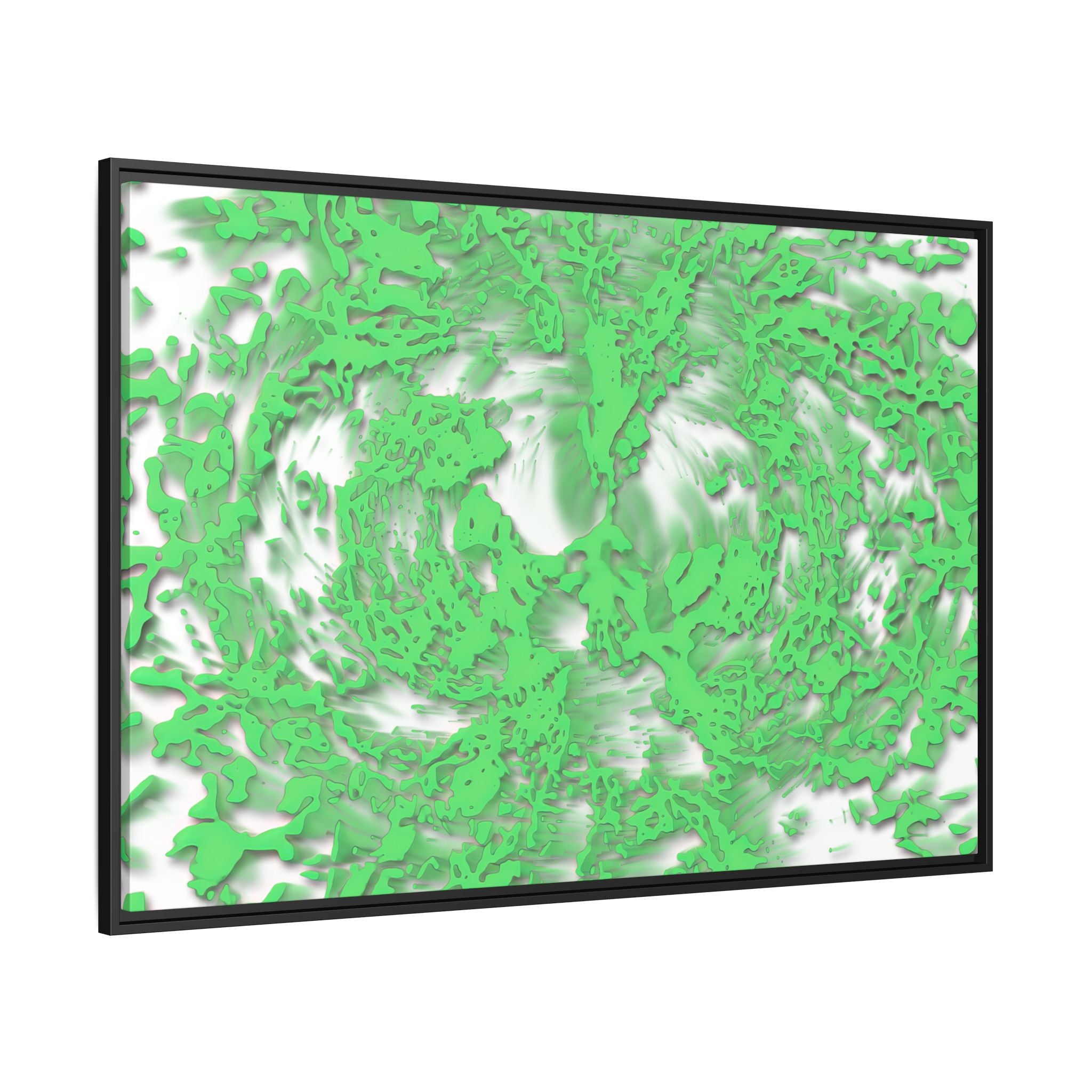 Framed Canvas Art - Tracers Green
