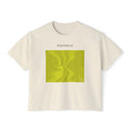 Woman's Box T-Shirt - Sun Spots Yellow