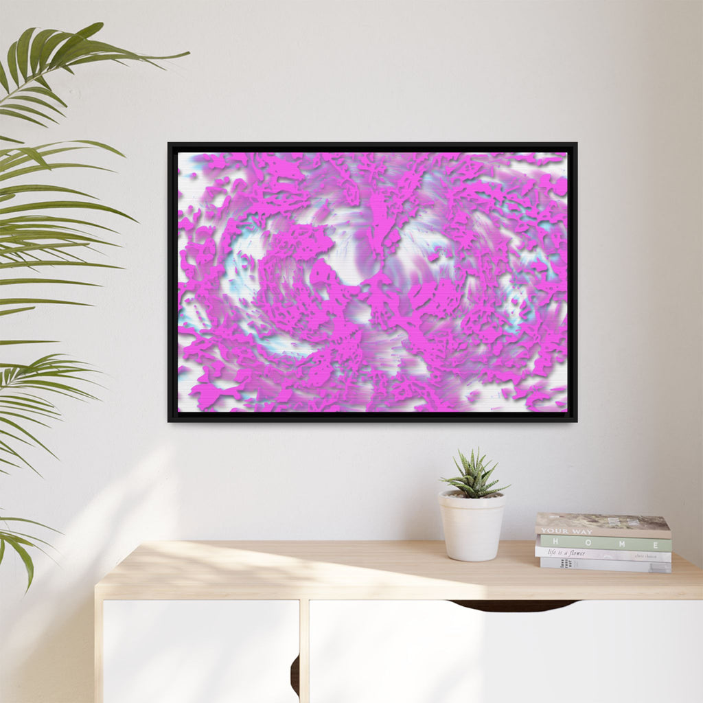 Framed Canvas Art - Tracers Cotton Candy