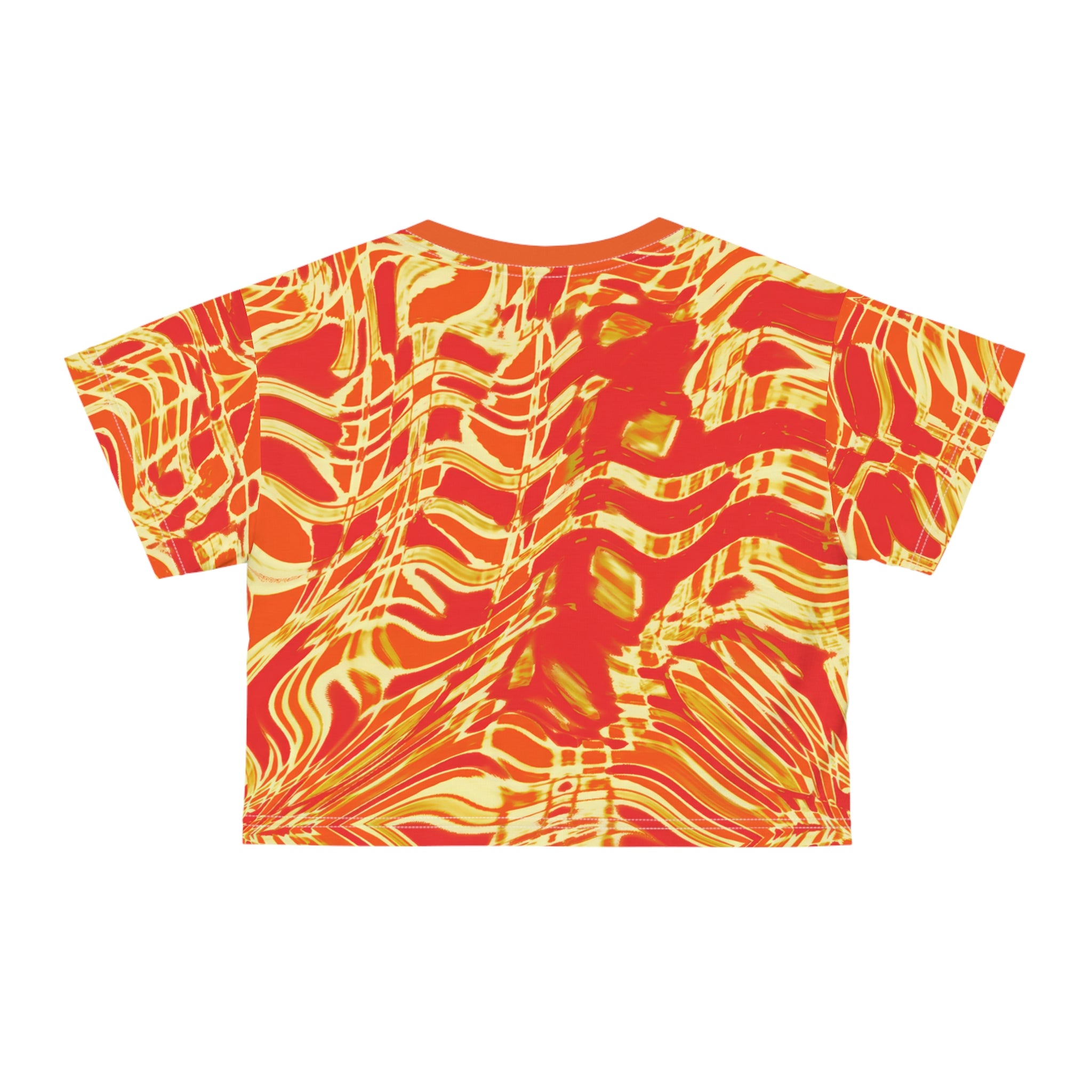 Crop Tee "Fiesta Fire" (AOP)