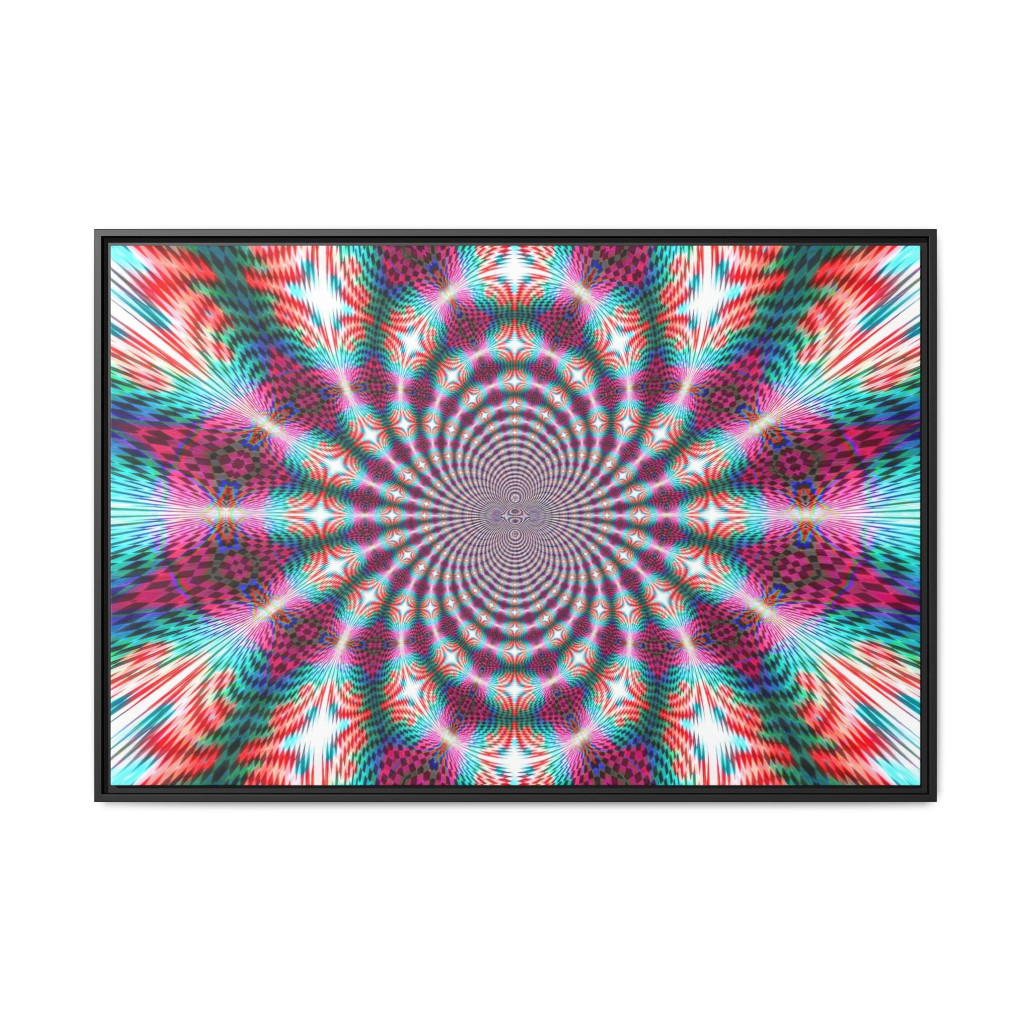 Framed Canvas Art — "QOV"