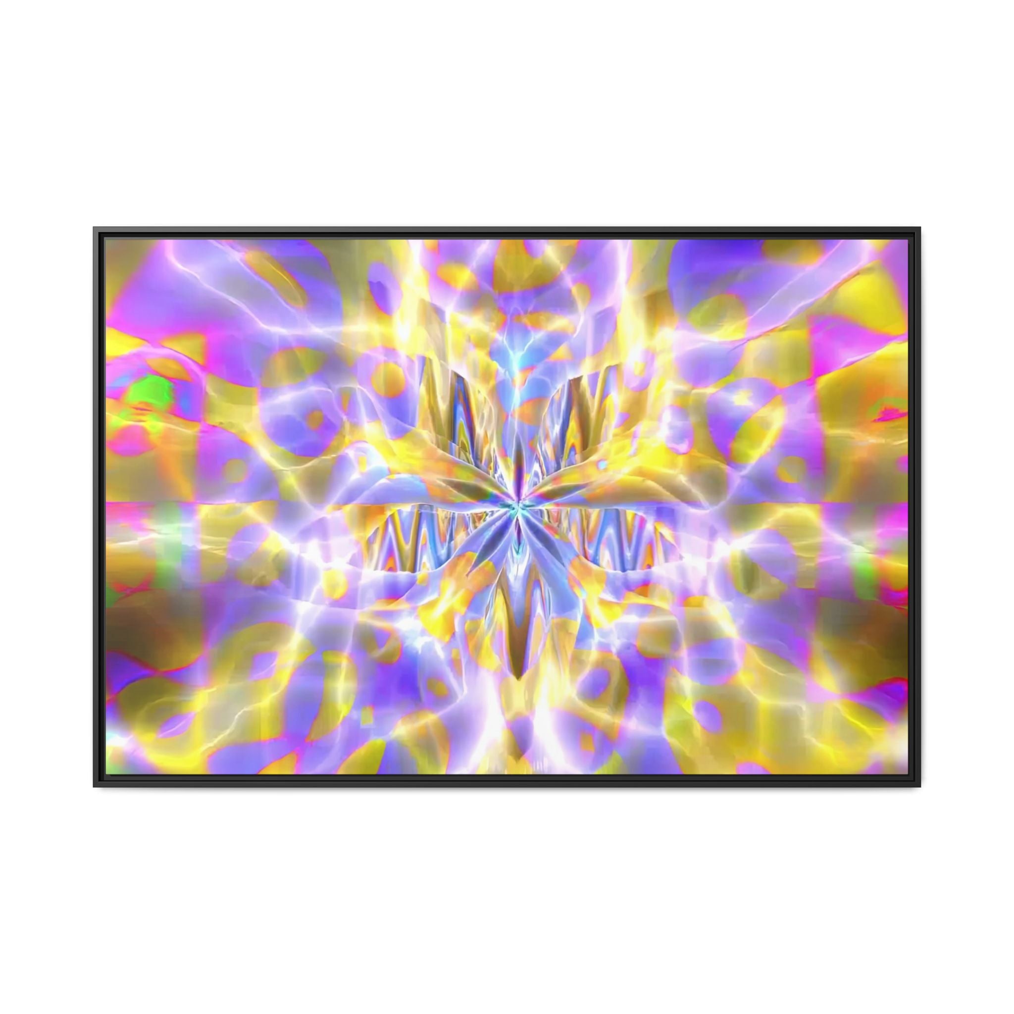 Framed Canvas Art — "Delirium Star"