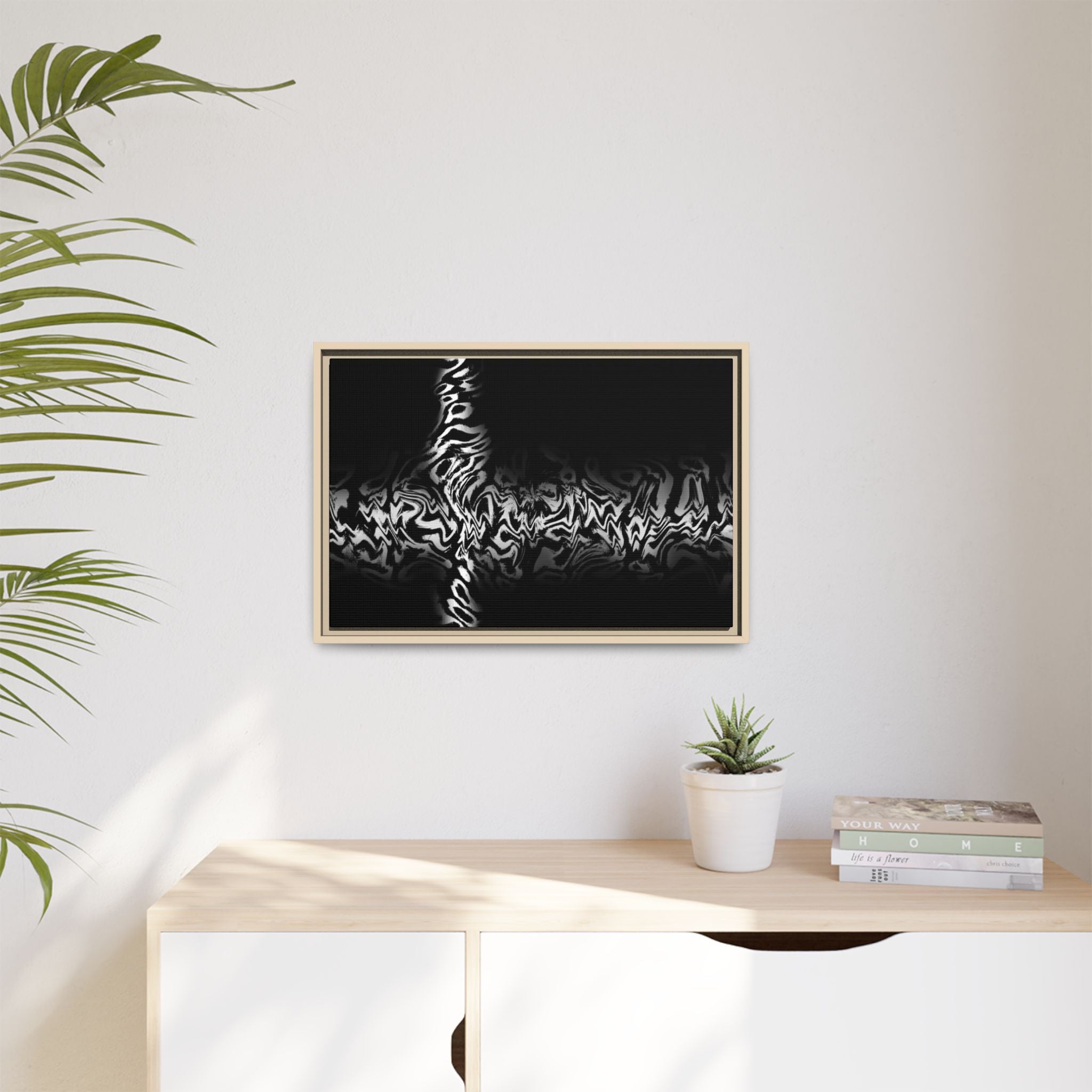 Framed Canvas Art — "Plasma"