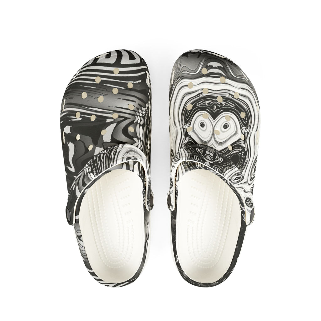 EVA Clogs - Spirit Black and White