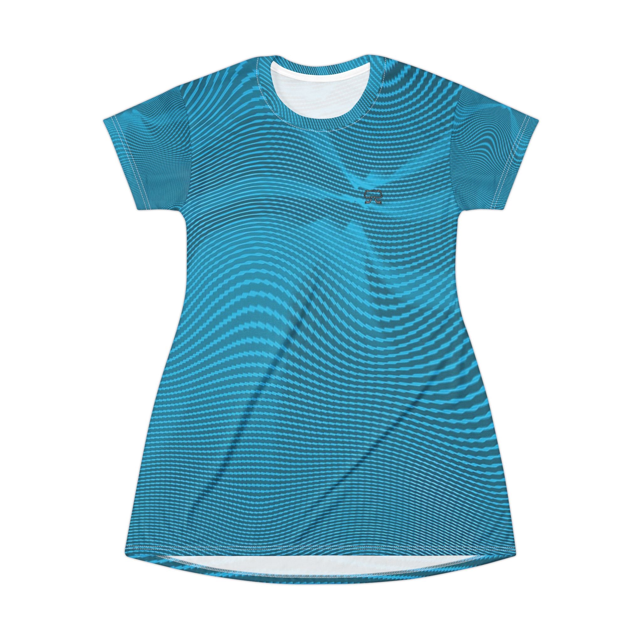 T-Shirt Dress - Sun Spots Blu