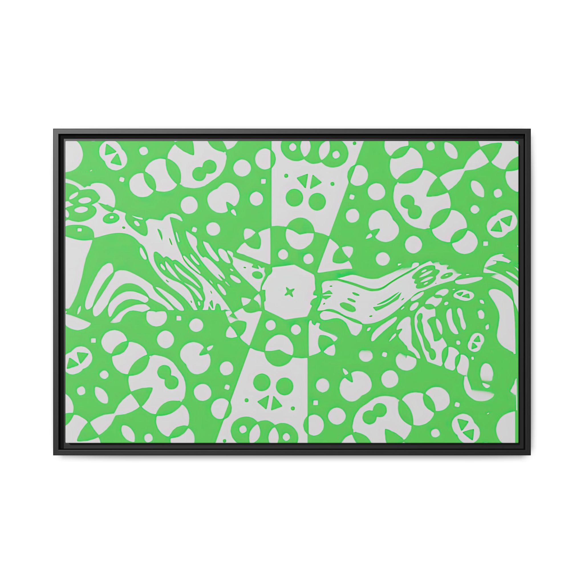 Framed Canvas Art - Aztec G