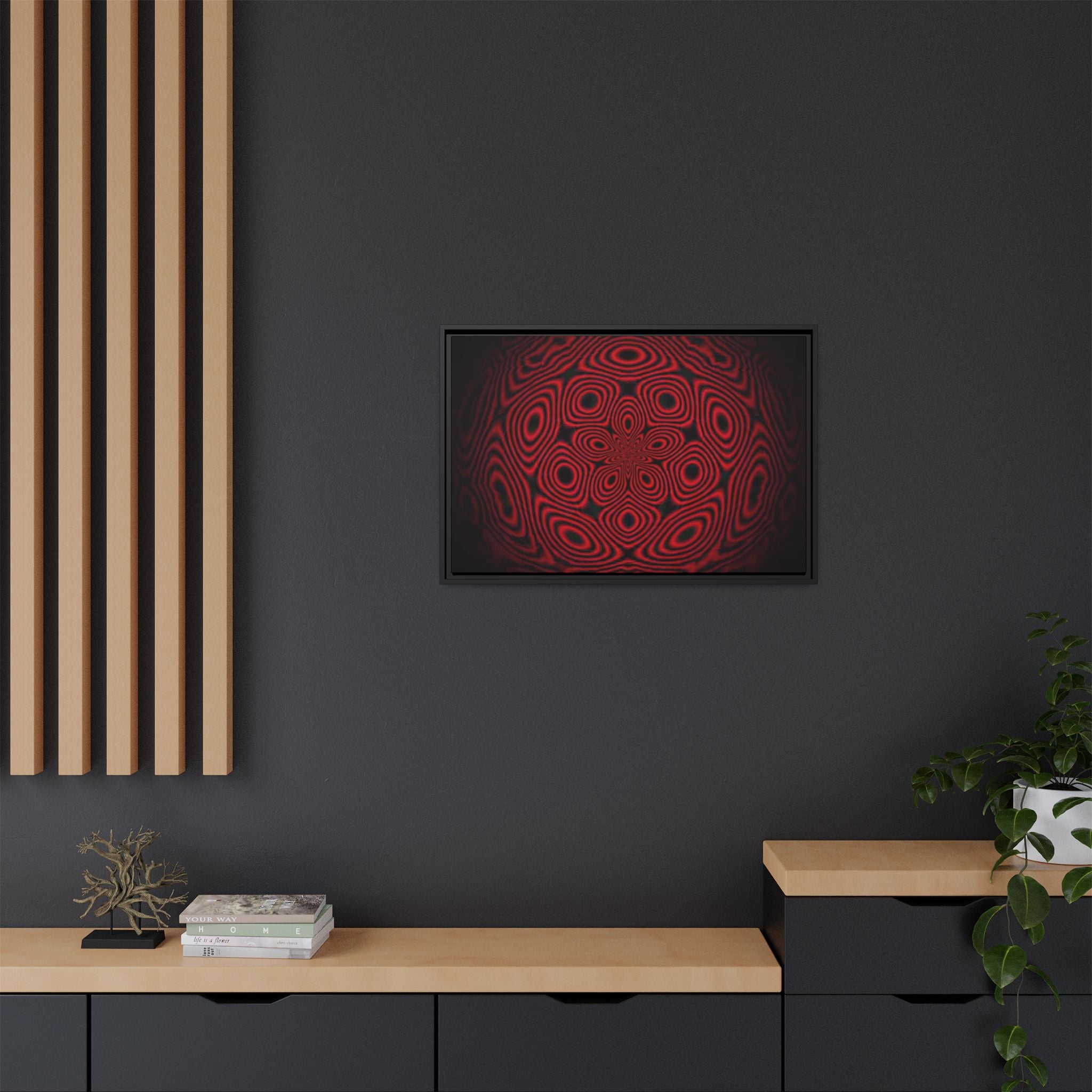 Framed Canvas Art — "Trepitorial"