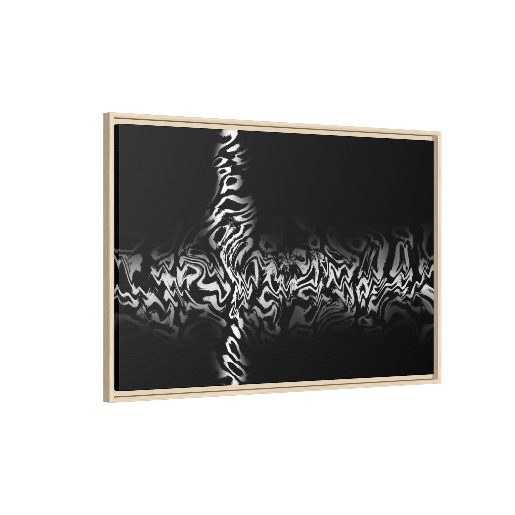 Framed Canvas Art — "Plasma"