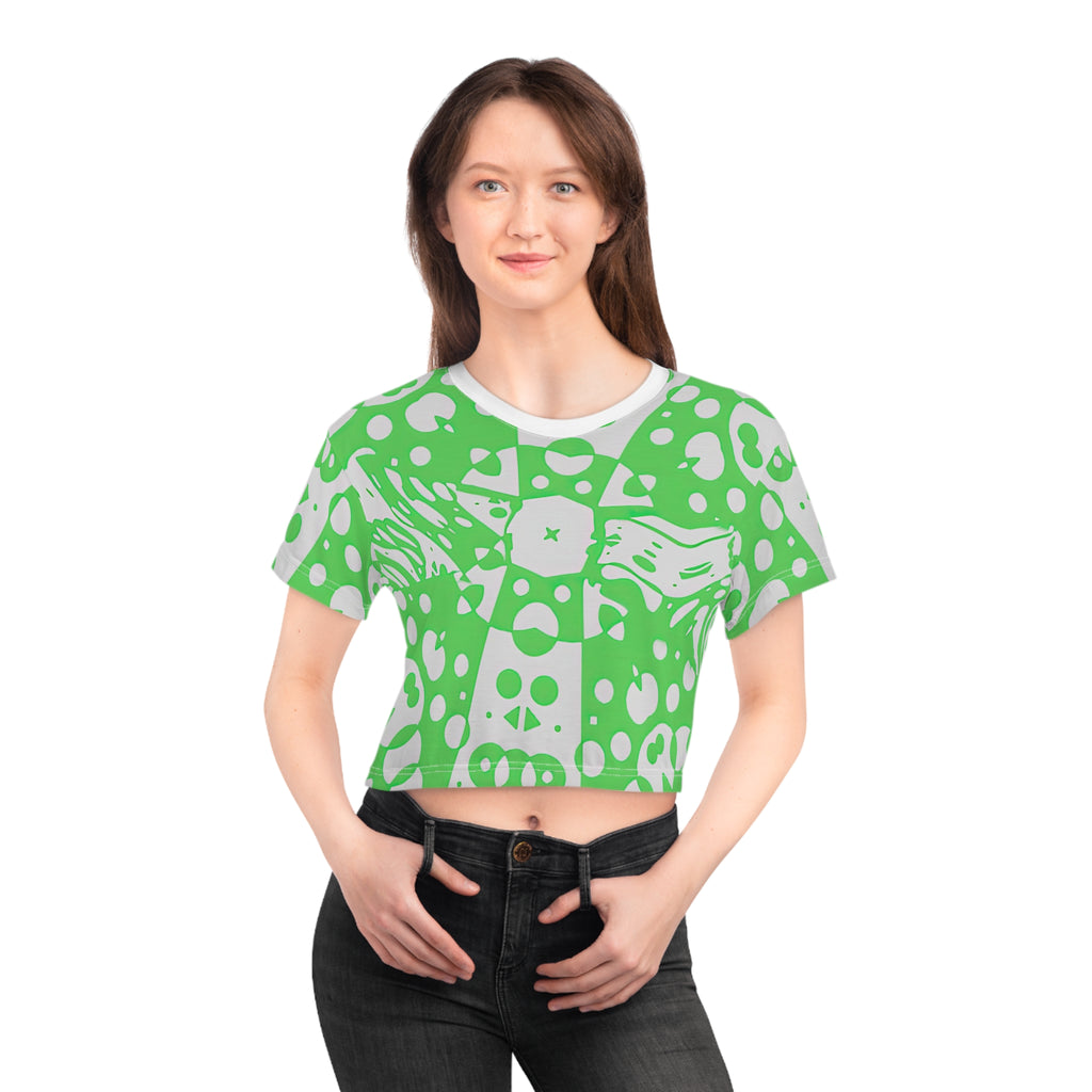 Crop Tee - Aztec G (AOP)