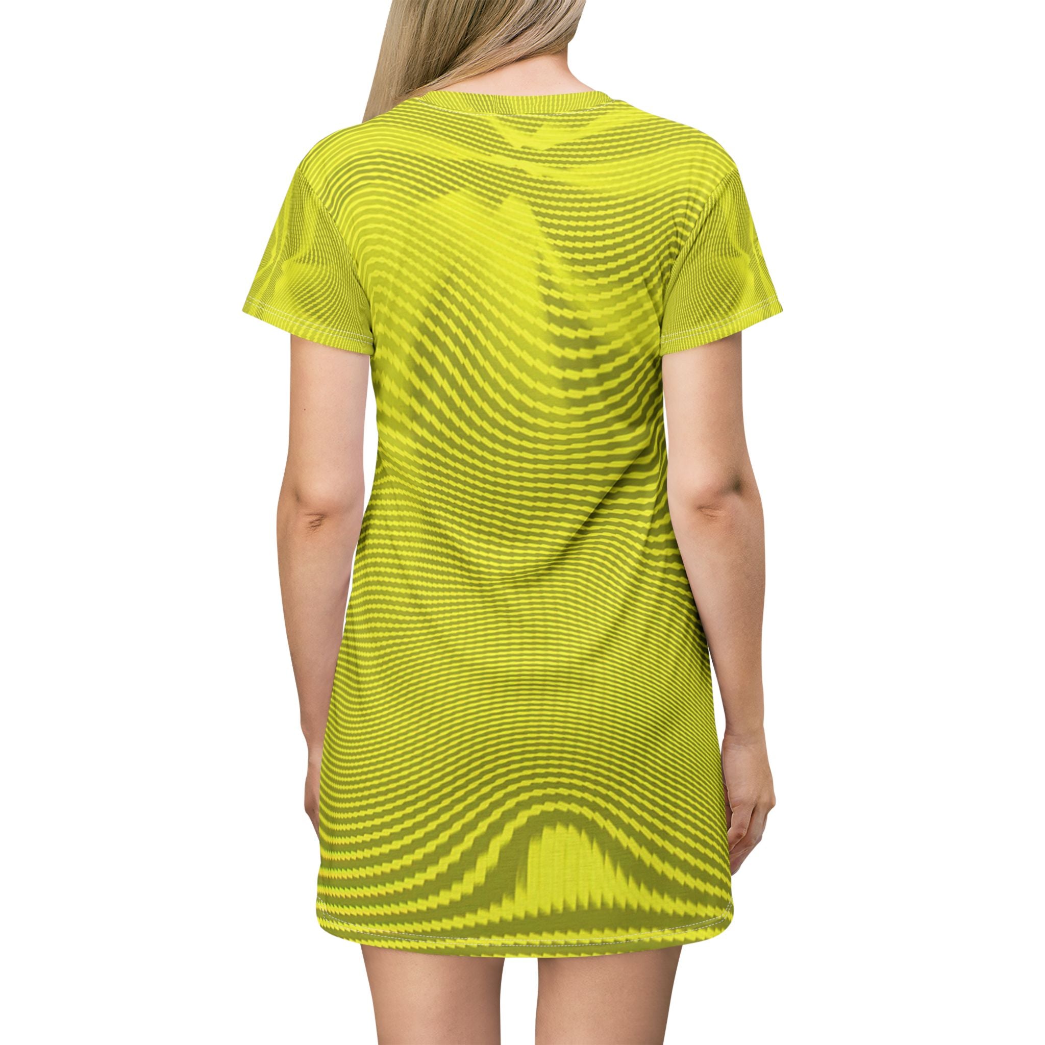 T-Shirt Dress - Sun Spots Yellow