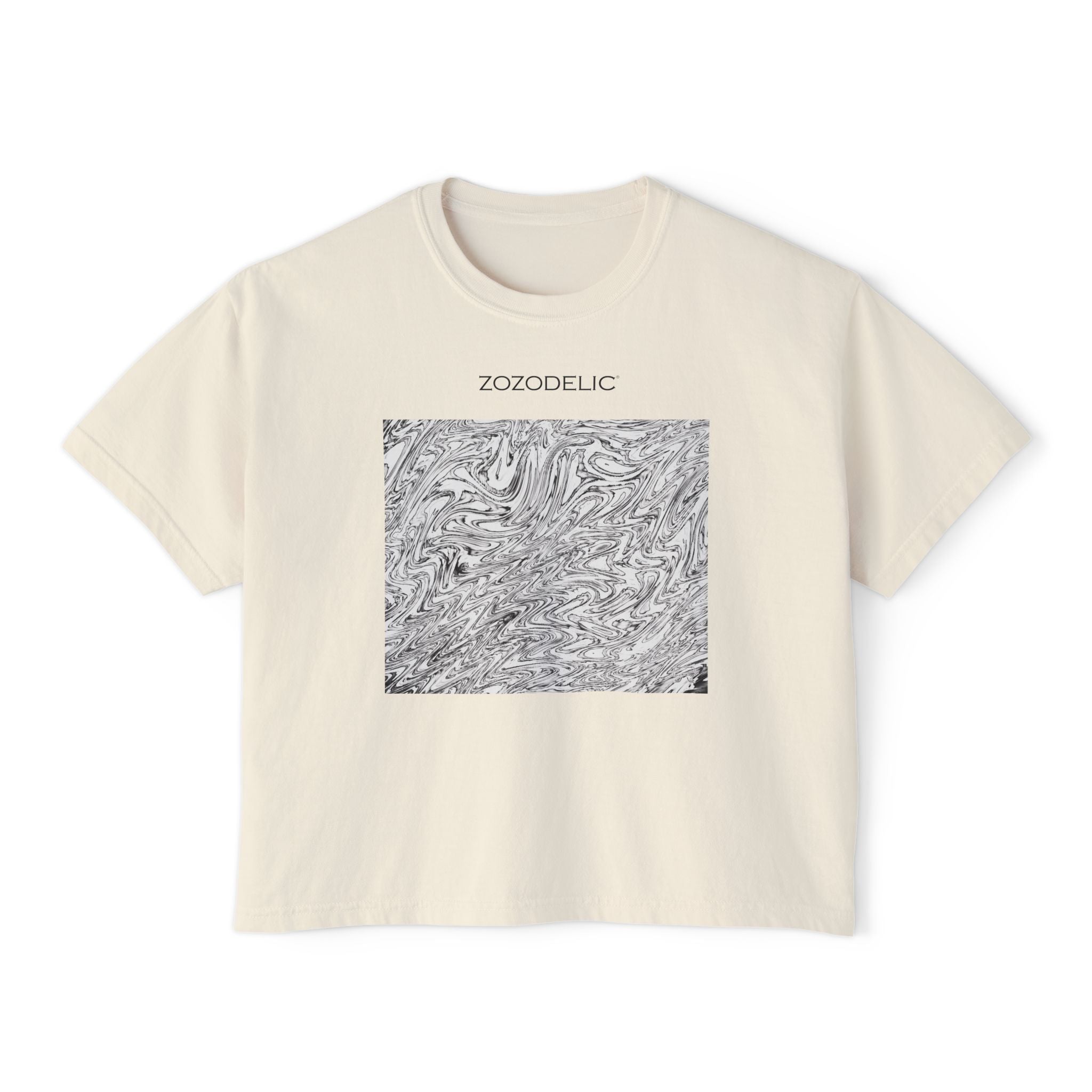 Woman's Box T-Shirt - Hoops BW
