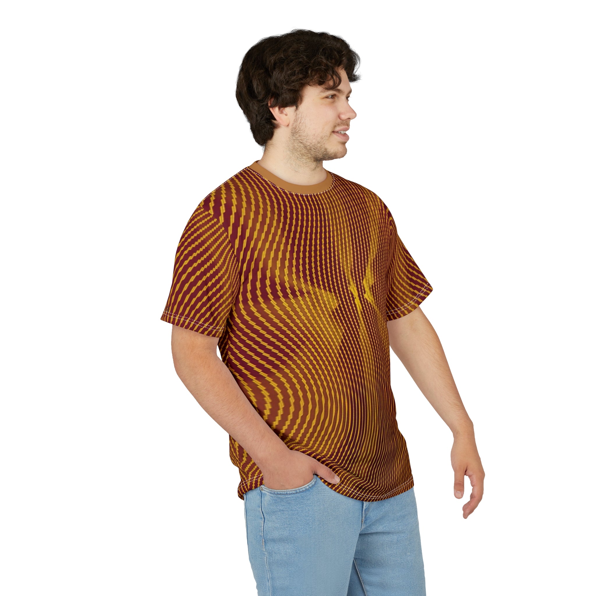 T-Shirt "Sun Spots Gold" (AOP)