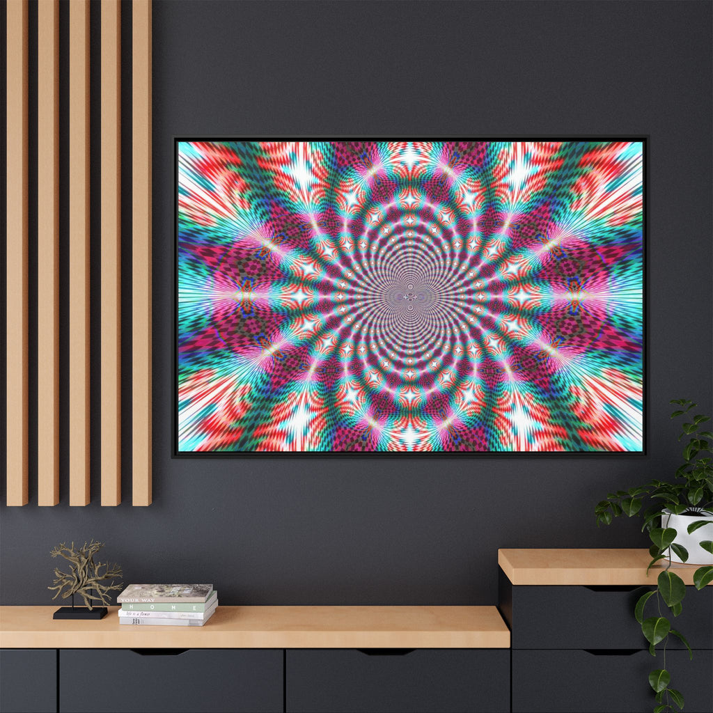 Framed Canvas Art — "QOV"