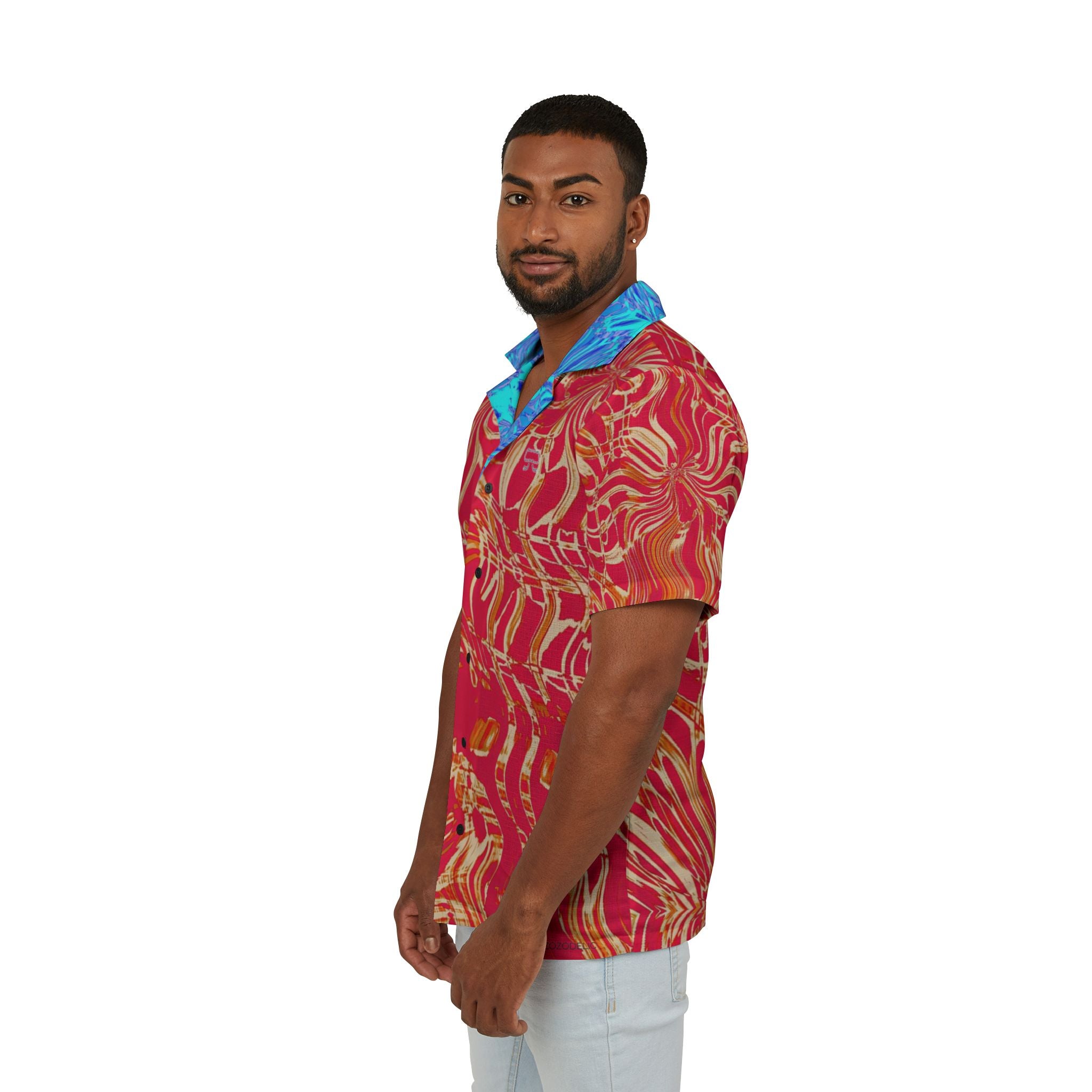 Hawaiian Shirt - Fiesta Flame