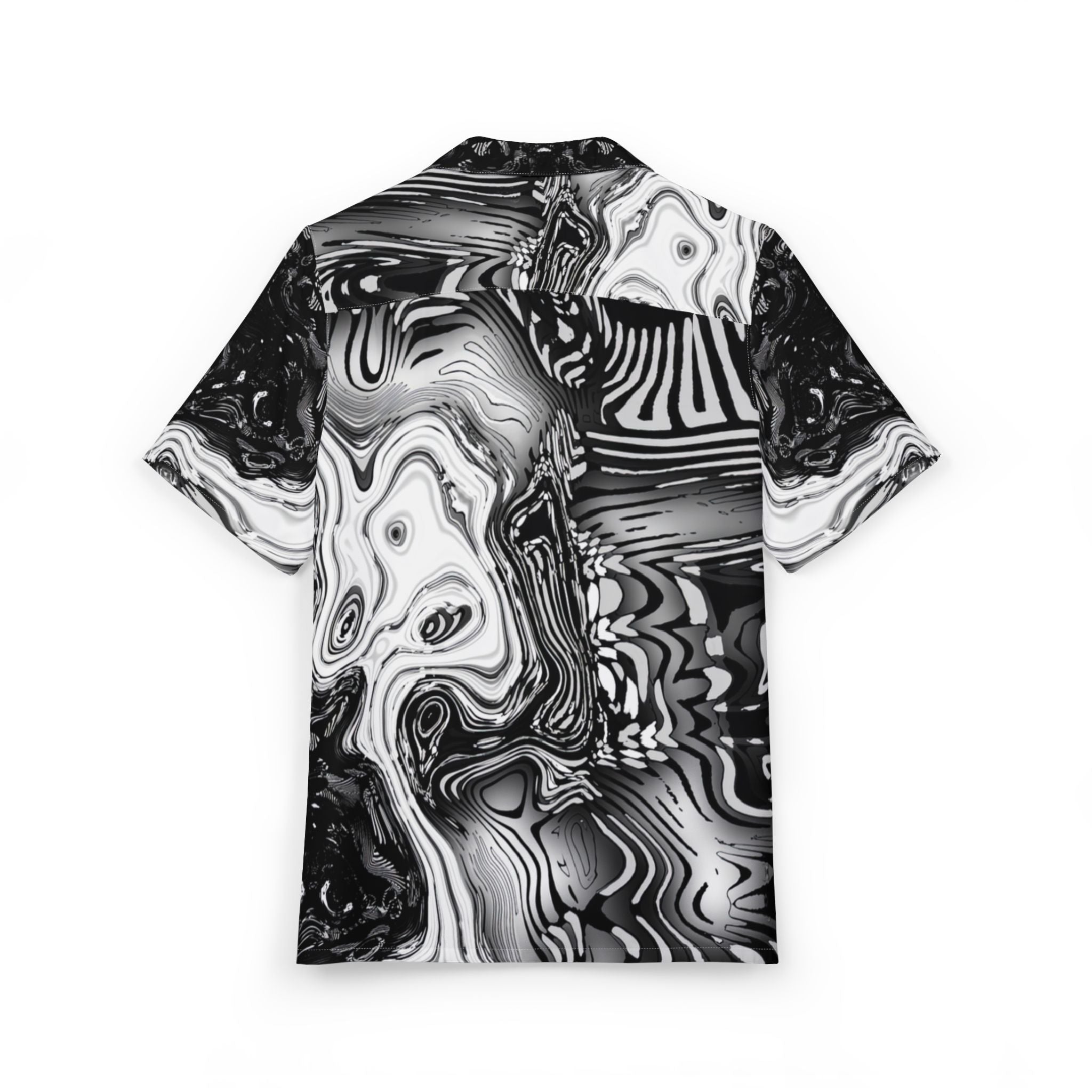 Hawaiian Shirt - Spirit Black and White