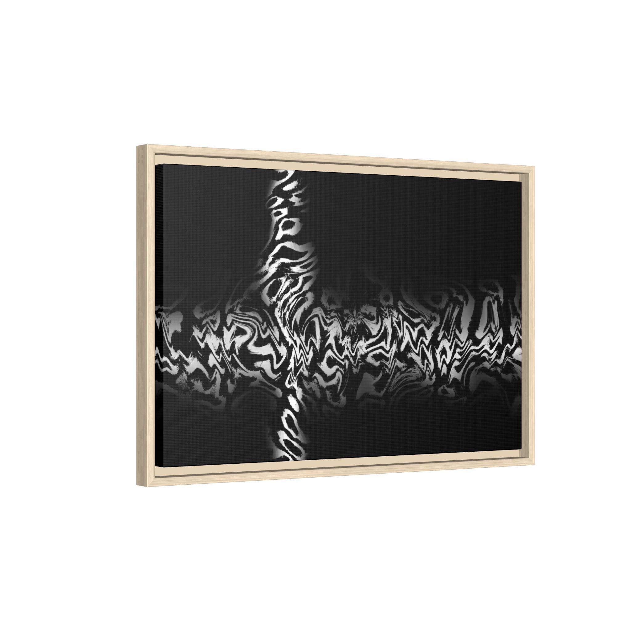 Framed Canvas Art — "Plasma"