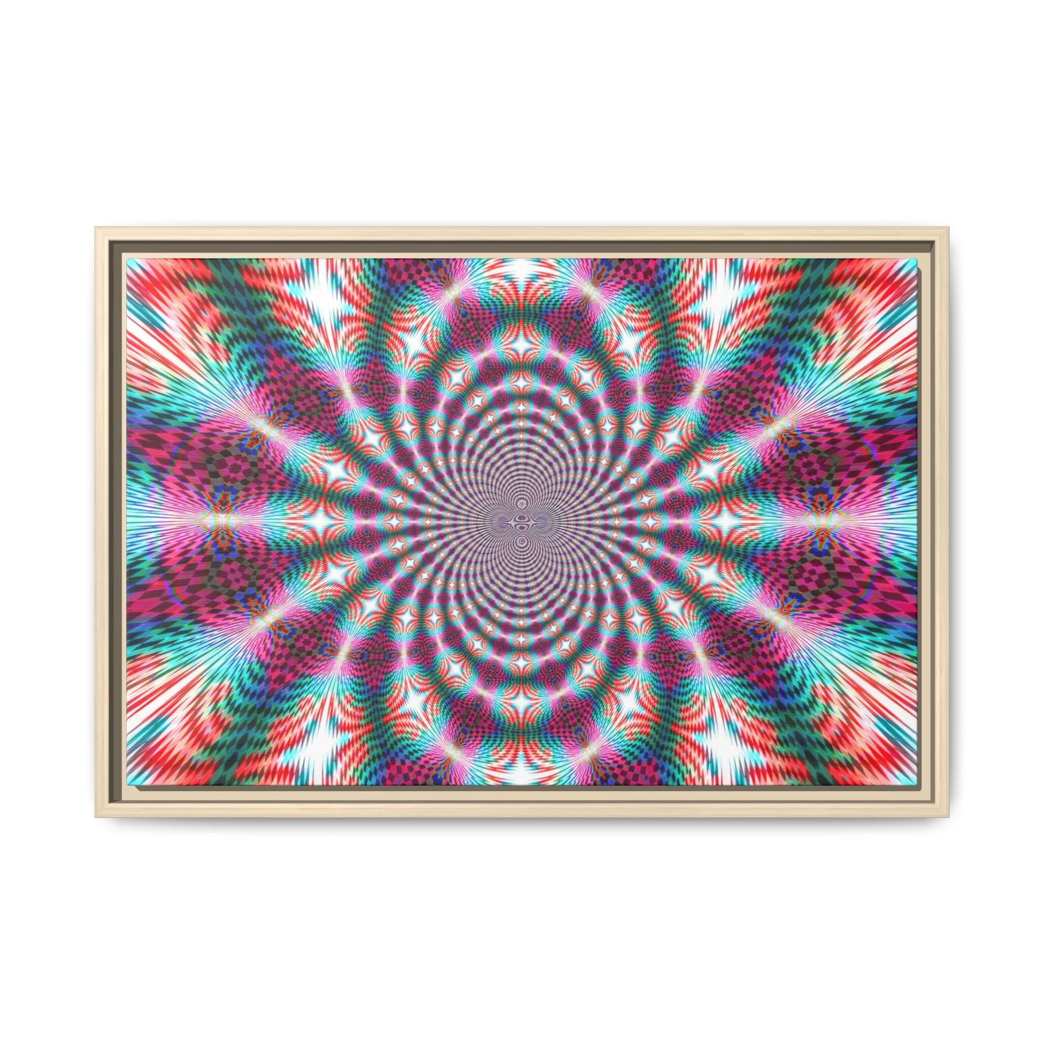 Framed Canvas Art — "QOV"